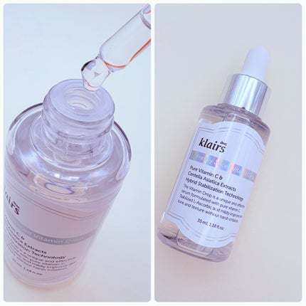 フレッシュリージュースドビタミンドロップ(35ml)/Klairs/美容液を使ったクチコミ(2枚目)
