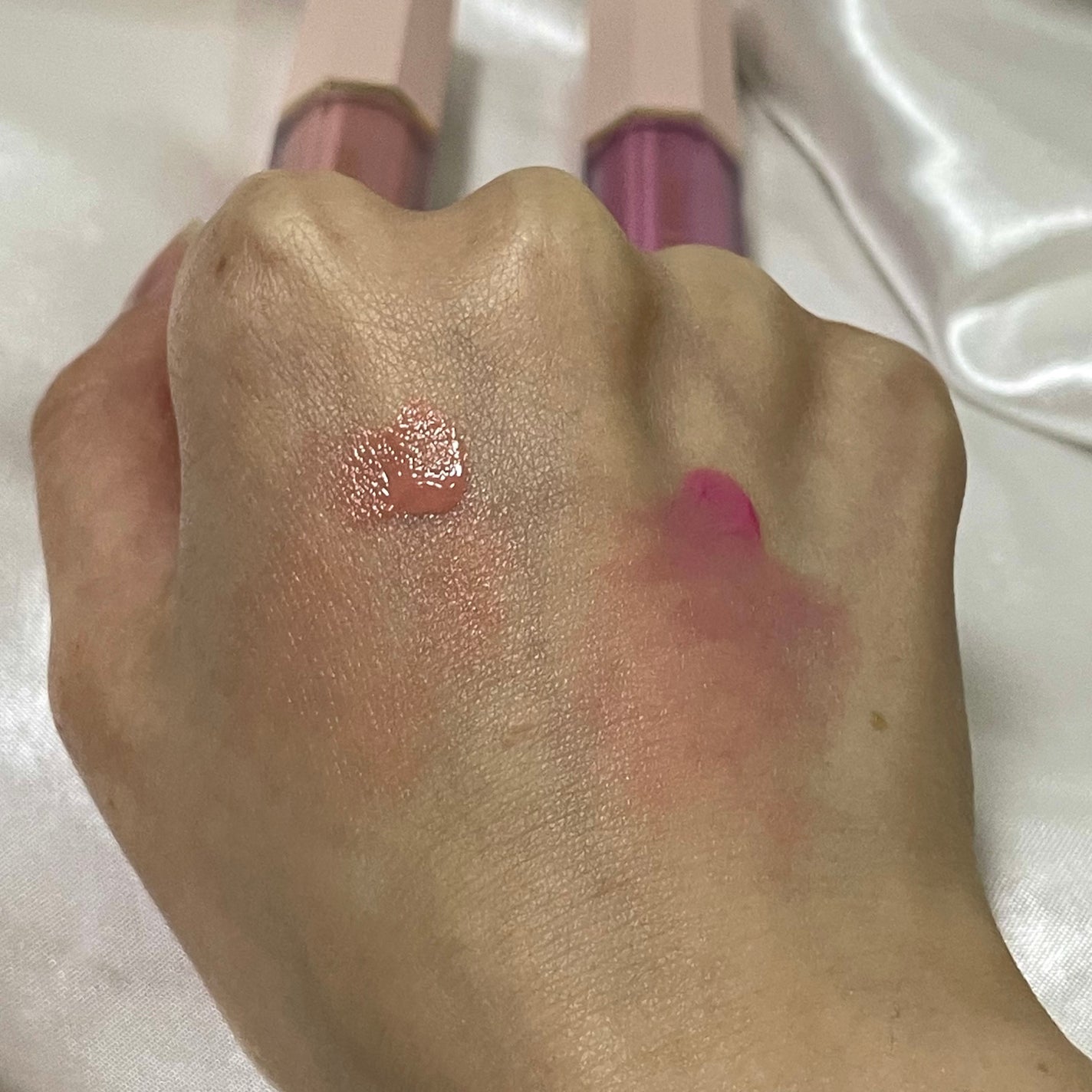 ペタルドロップリキッドブラッシャー/DEAR DAHLIA/リキッドチークを使ったクチコミ(4枚目)