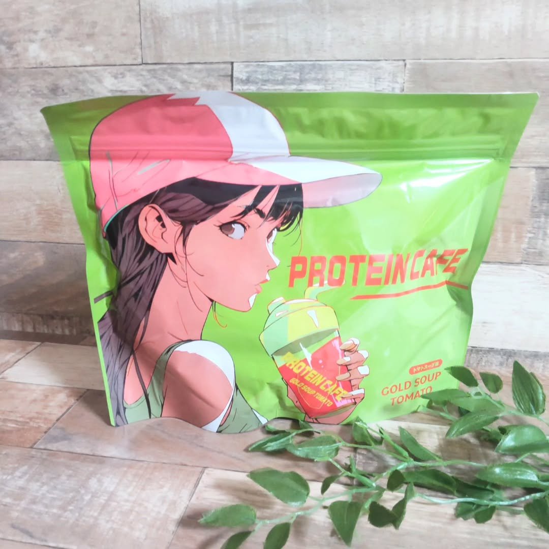 ゴールドスープトマト/プロテインカフェ/プロテインバーを使ったクチコミ（1枚目）