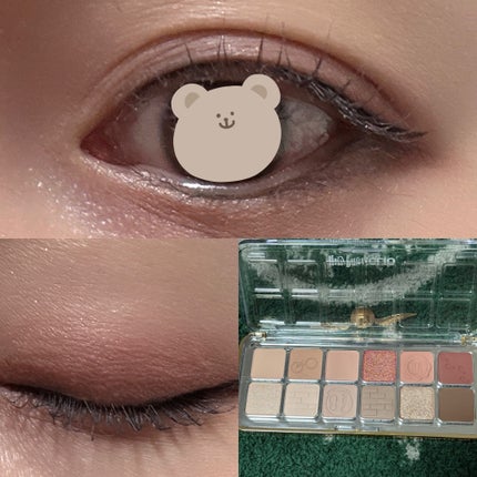 みかんぬ on LIPS 「ハリポタコラボのアイシャドウ使ってみた☺️使ったのは上段の赤系..」(1枚目)