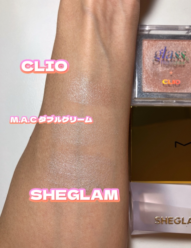 グラス アンド ハイライター 02 SMOOTH DOUGH/CLIO/ハイライト・シェーディングを使ったクチコミ（2枚目）