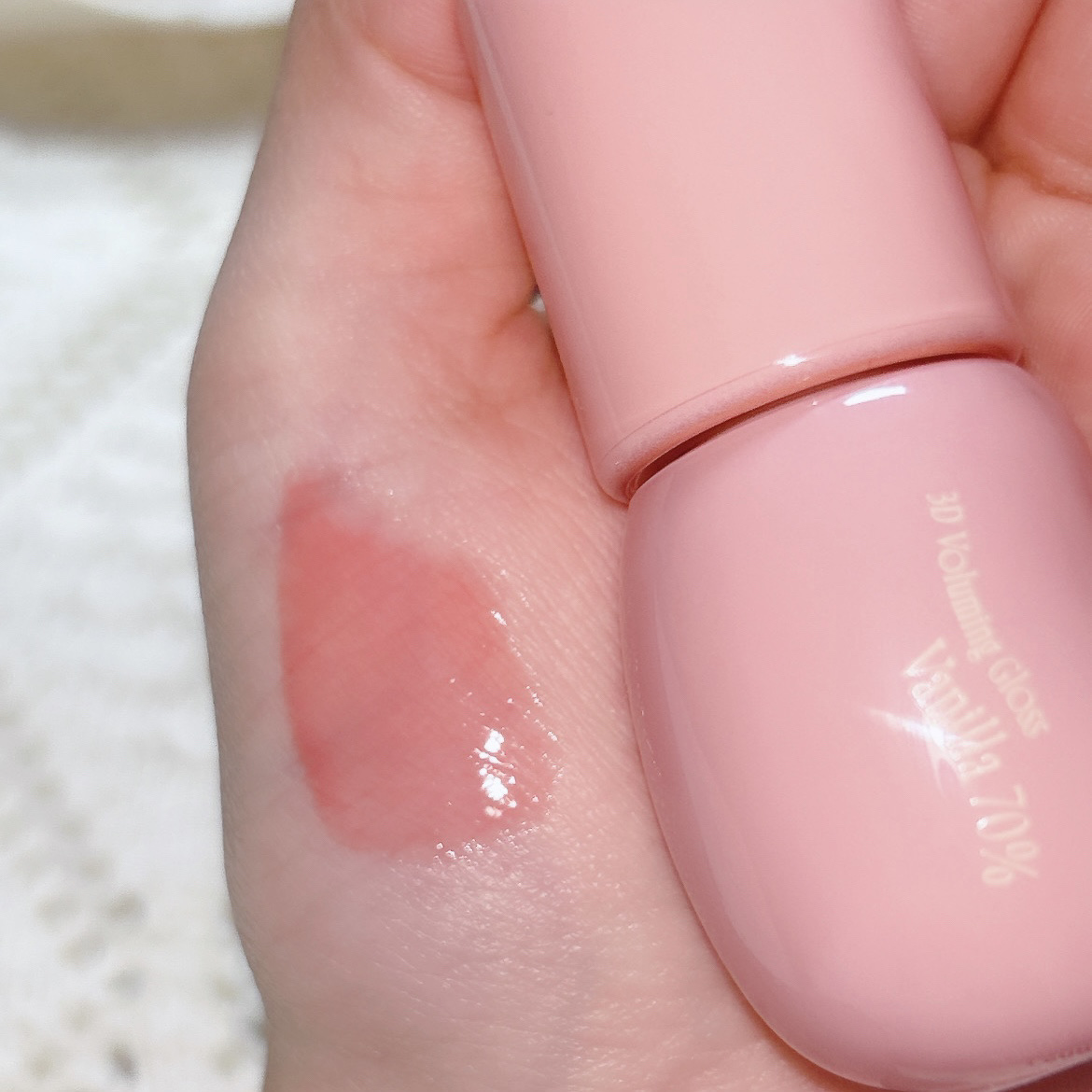 フィー 3Dボリューミンググロス/fwee/リップグロスを使ったクチコミ（2枚目）