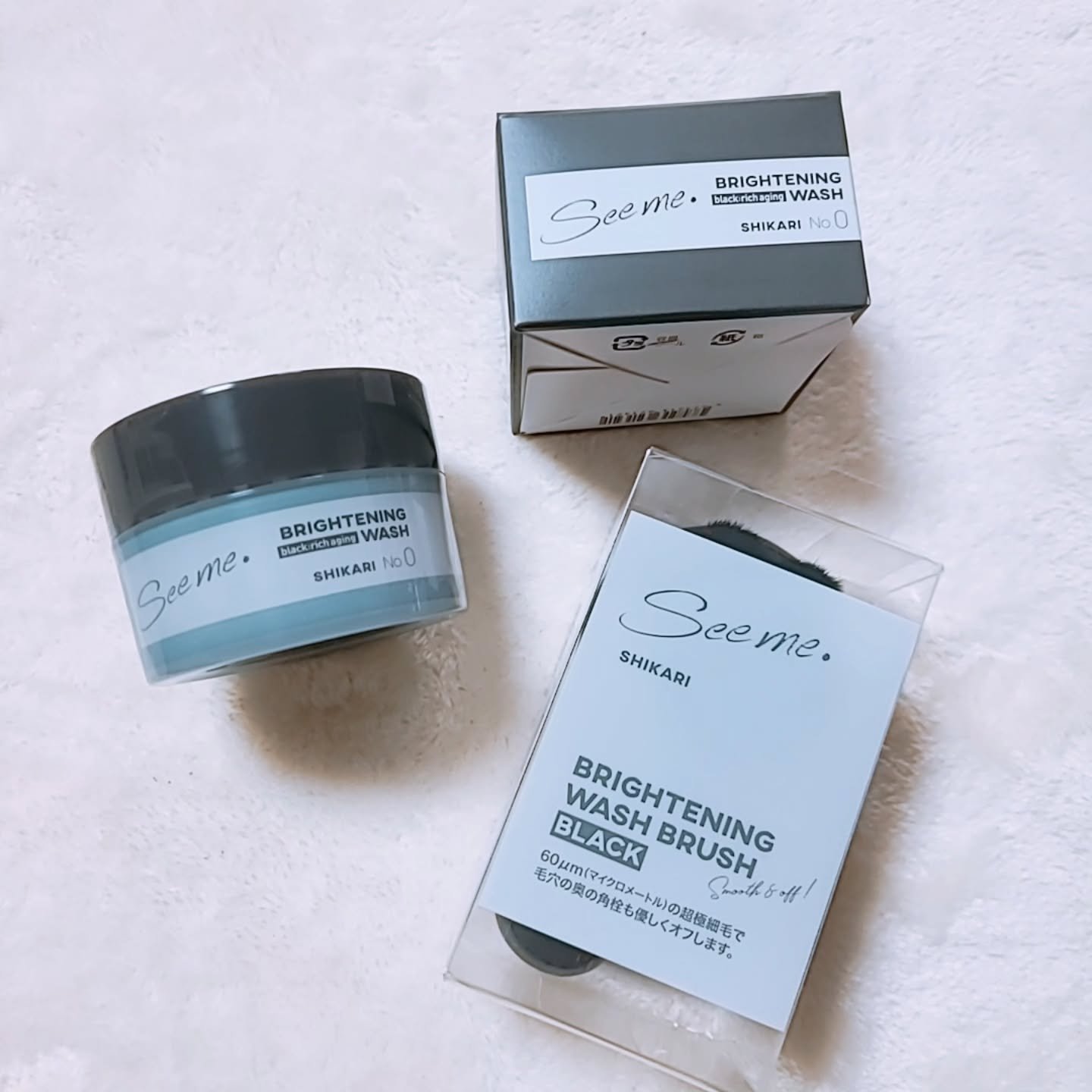 BRIGHTENING WASH black/SHIKARI/洗い流すパック・マスクを使ったクチコミ（2枚目）