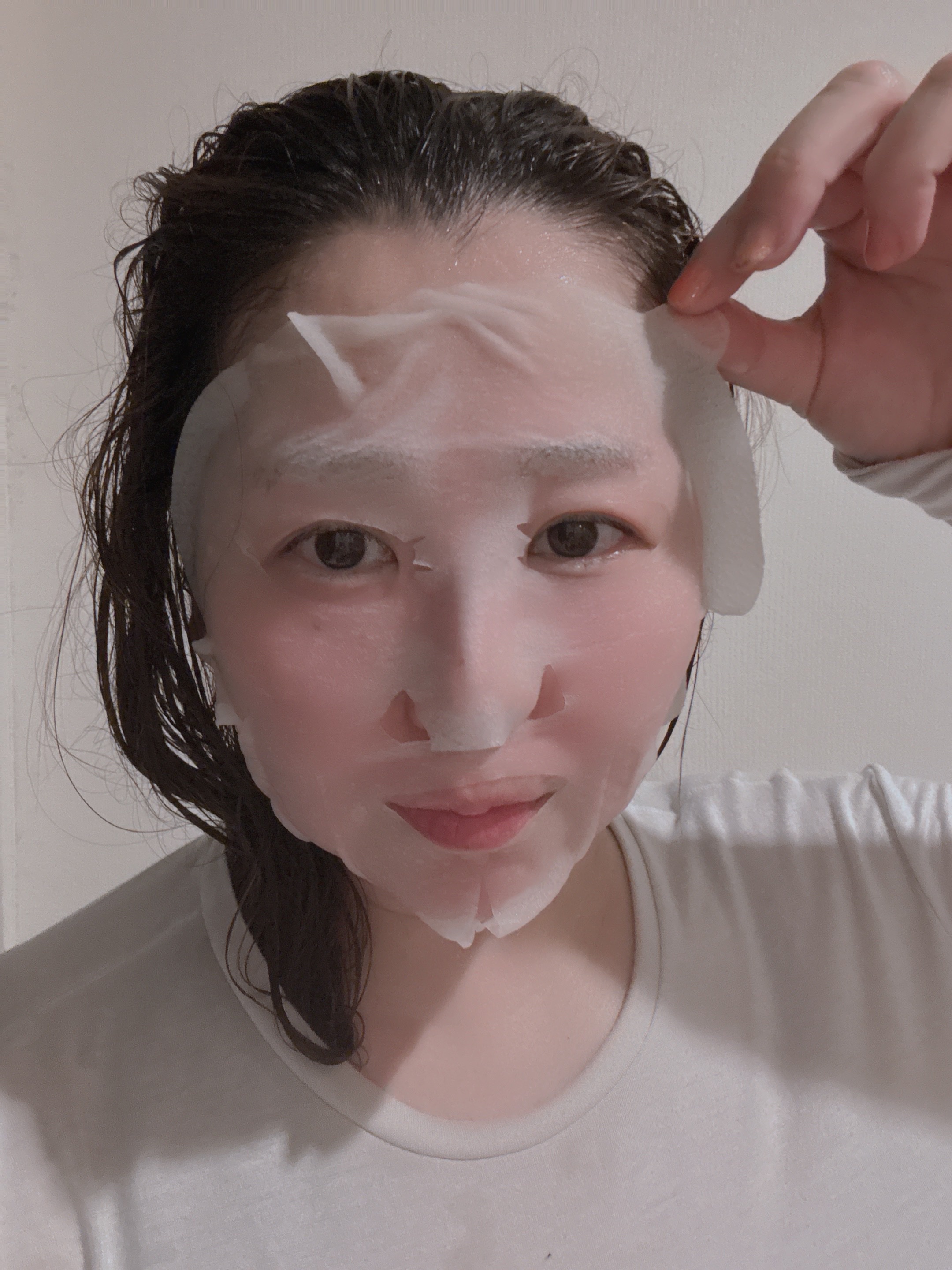 発酵エキスでうるうる潤すハトムギフェイスマスク/からだWelcia・くらしWelcia/シートマスク・パックを使ったクチコミ（2枚目）