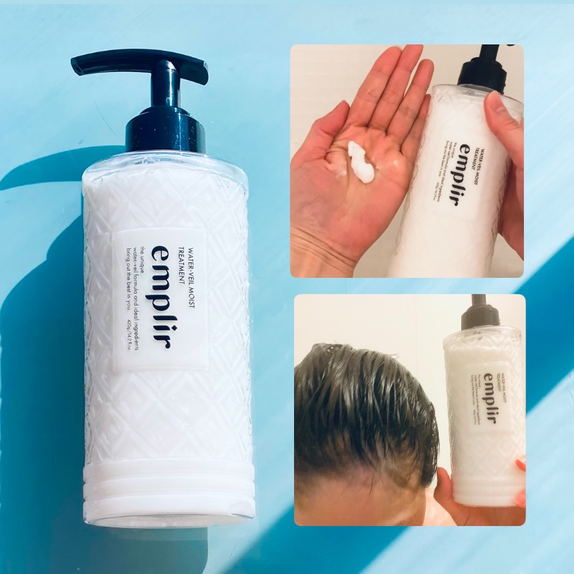 ウォーターベール　モイストヘアオイル/emplir/ヘアオイルを使ったクチコミ（3枚目）