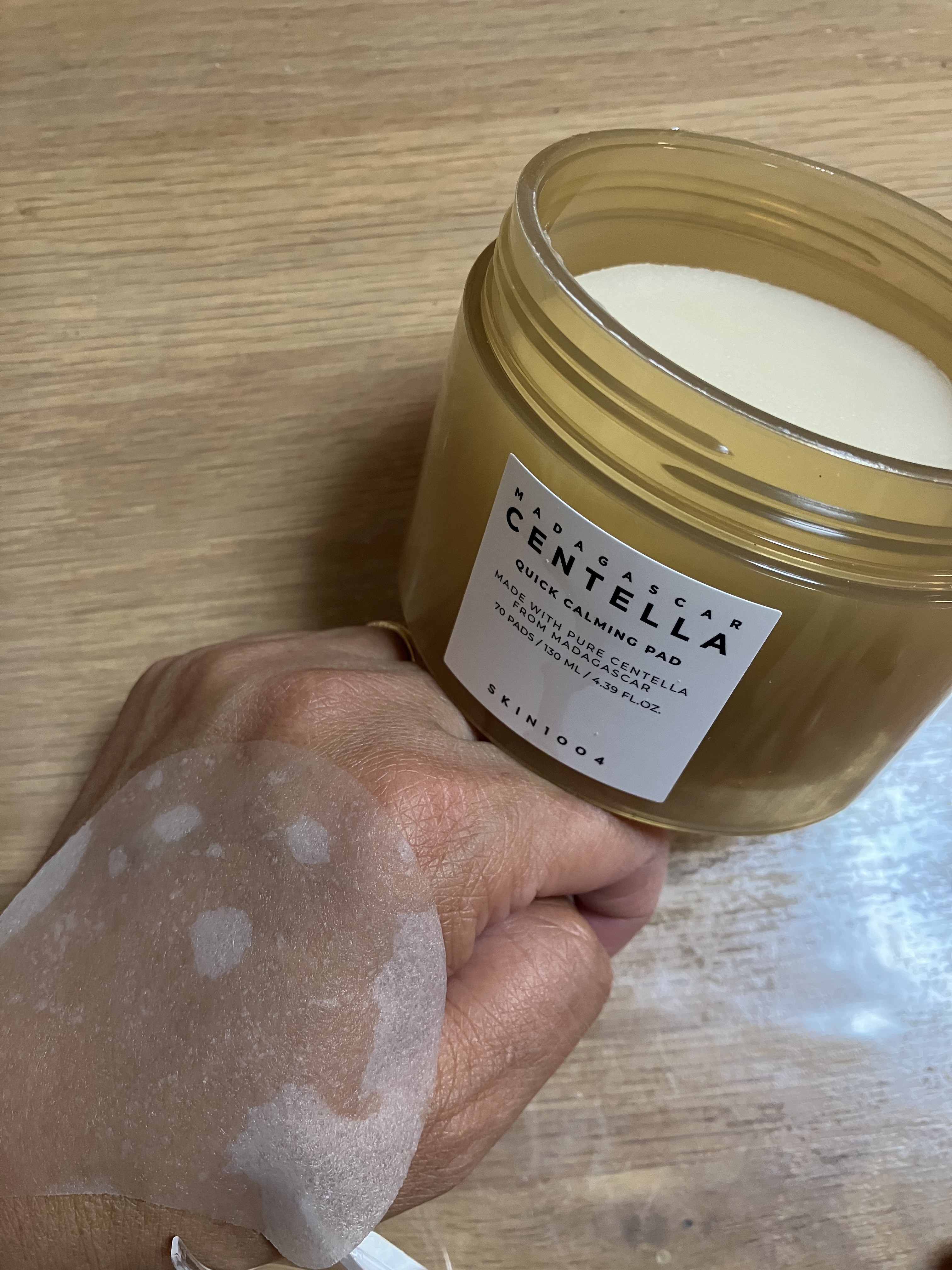 センテラ クイックカーミングパッド/SKIN1004/トナーパッドを使ったクチコミ（1枚目）