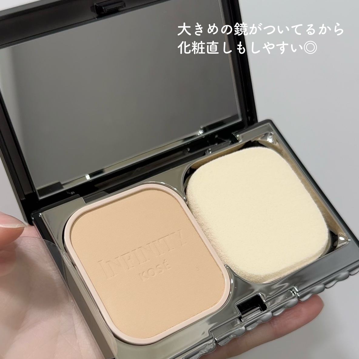 スキンルミナンス ファンデーション/インフィニティ/パウダーファンデーションを使ったクチコミ（3枚目）