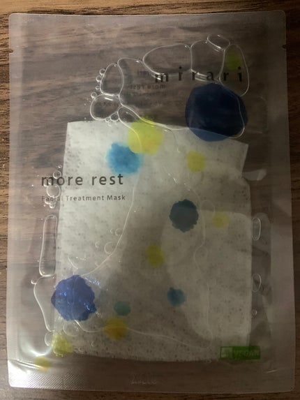 フェイシャルトリートメントマスク 04 more rest/mirari/シートマスク・パックの画像
