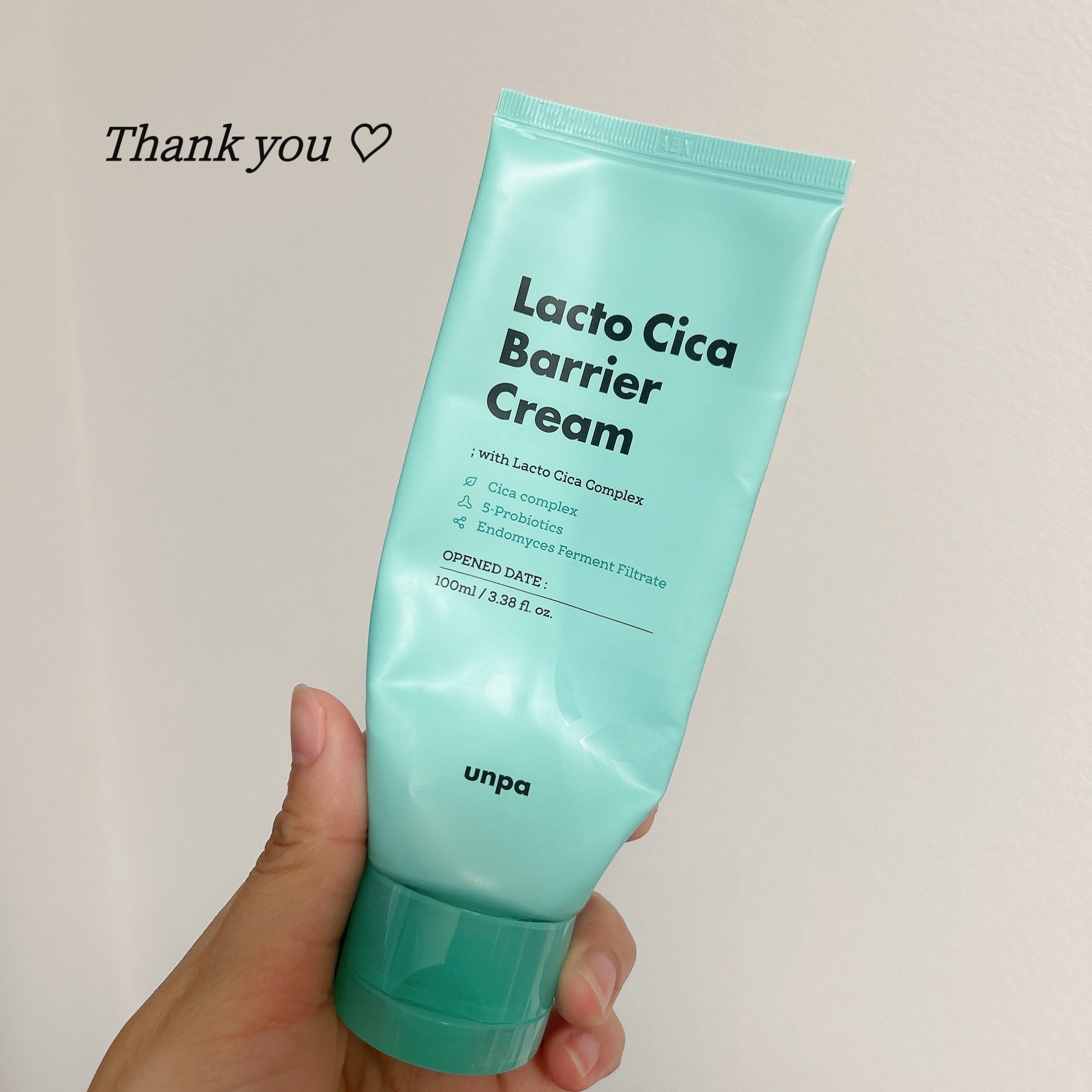 Lacto Cica Barrier Cream/unpa/フェイスクリームを使ったクチコミ（1枚目）