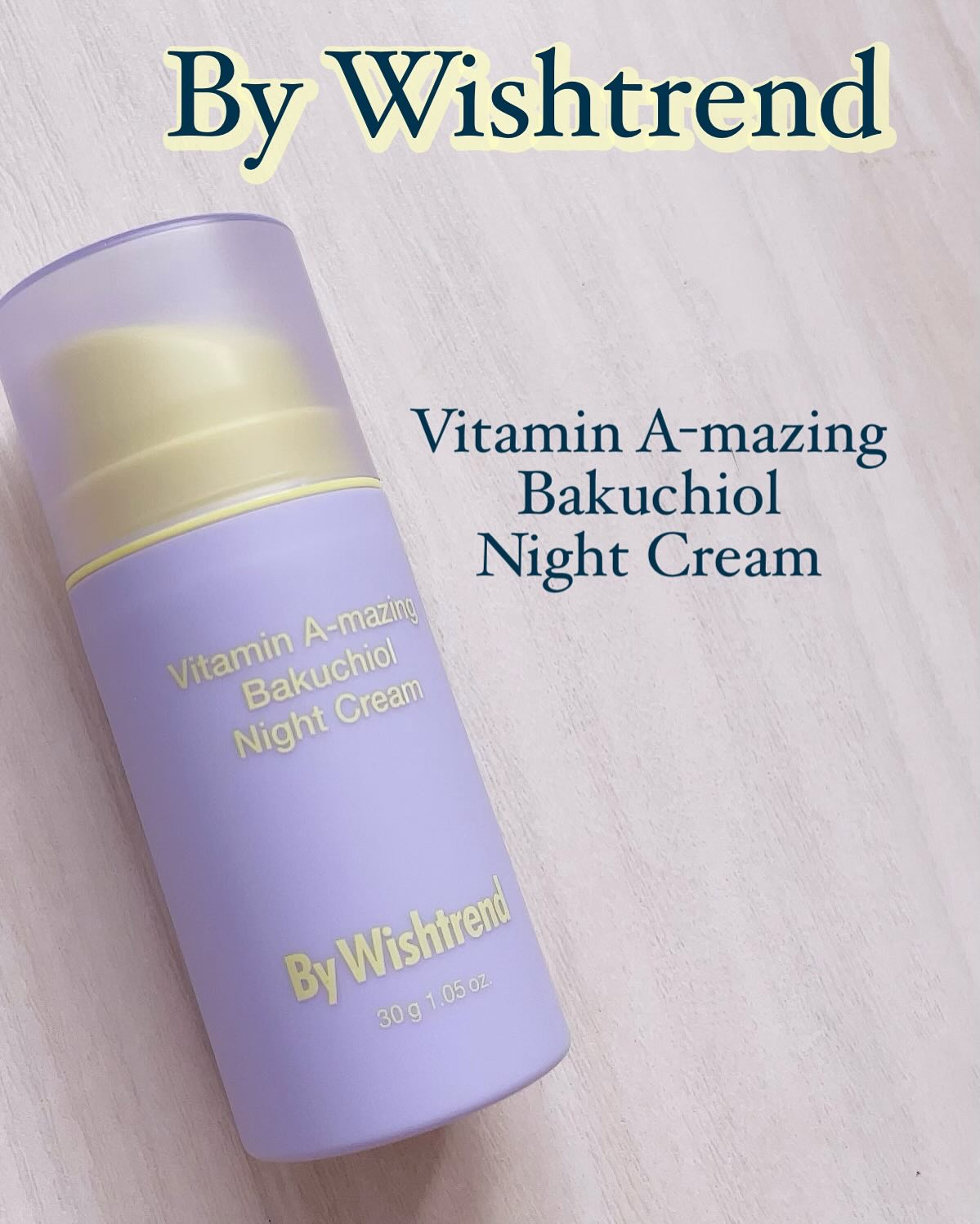ビタミンA-mazingバクチオールナイトクリーム/By Wishtrend/フェイスクリームを使ったクチコミ（1枚目）