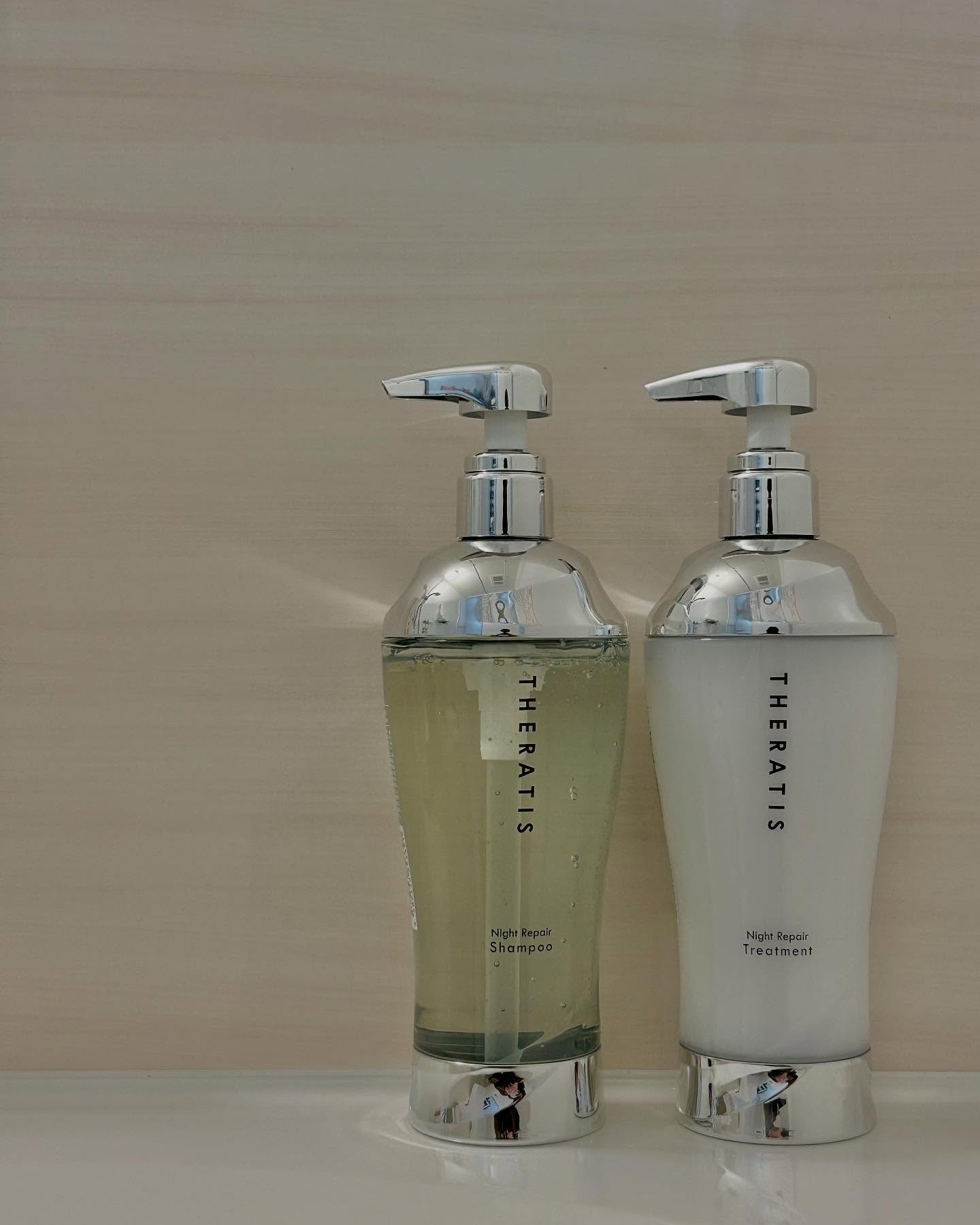 ナイトリペア シャンプー/ヘアトリートメント/THERATIS/シャンプー・コンディショナーを使ったクチコミ（2枚目）