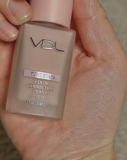 トーンステインカラーコレクティングプライマー/VDL/化粧下地を使ったクチコミ(4枚目)