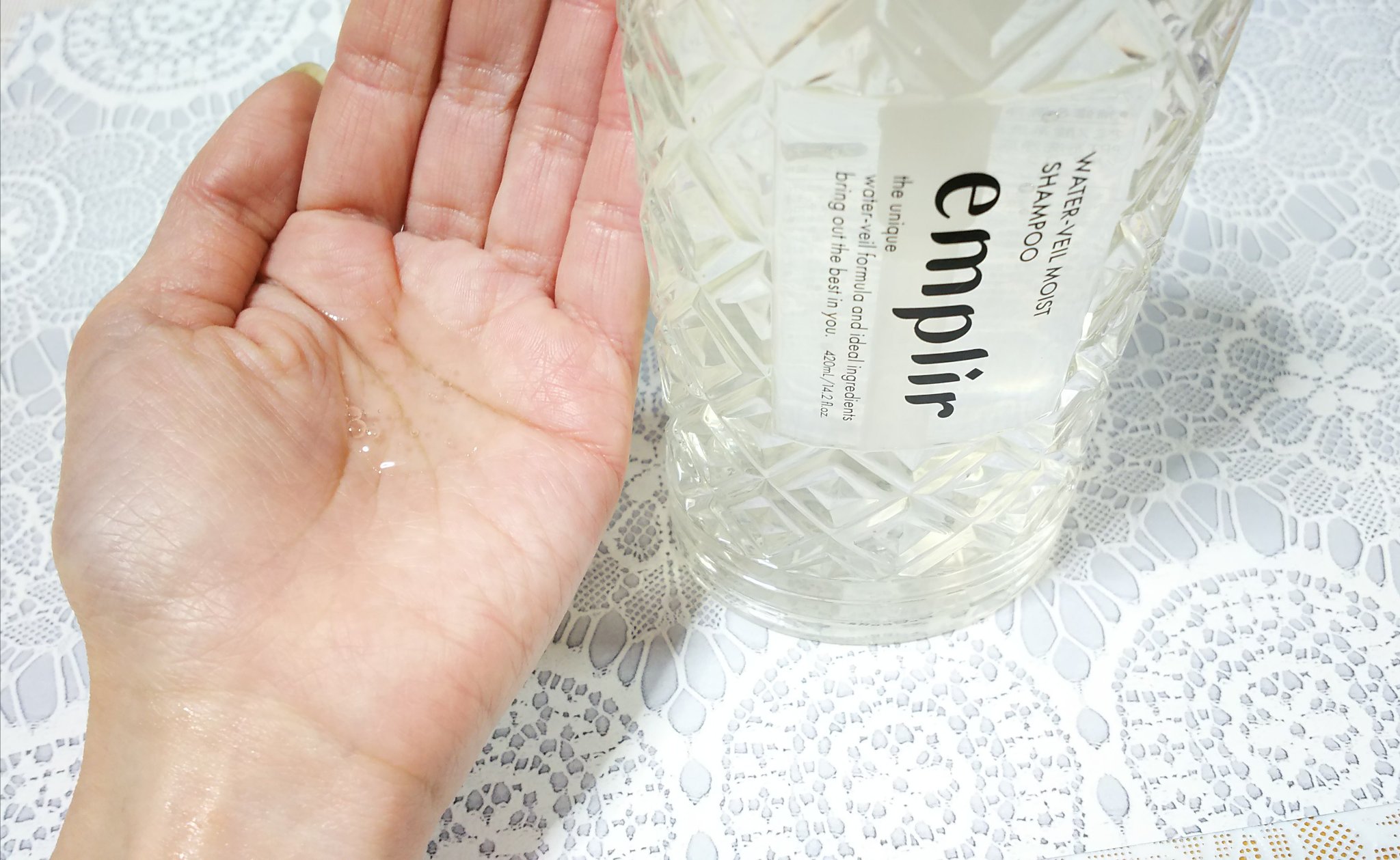 ウォーターベール　モイストシャンプー／トリートメント/emplir/市販シャンプーを使ったクチコミ（2枚目）