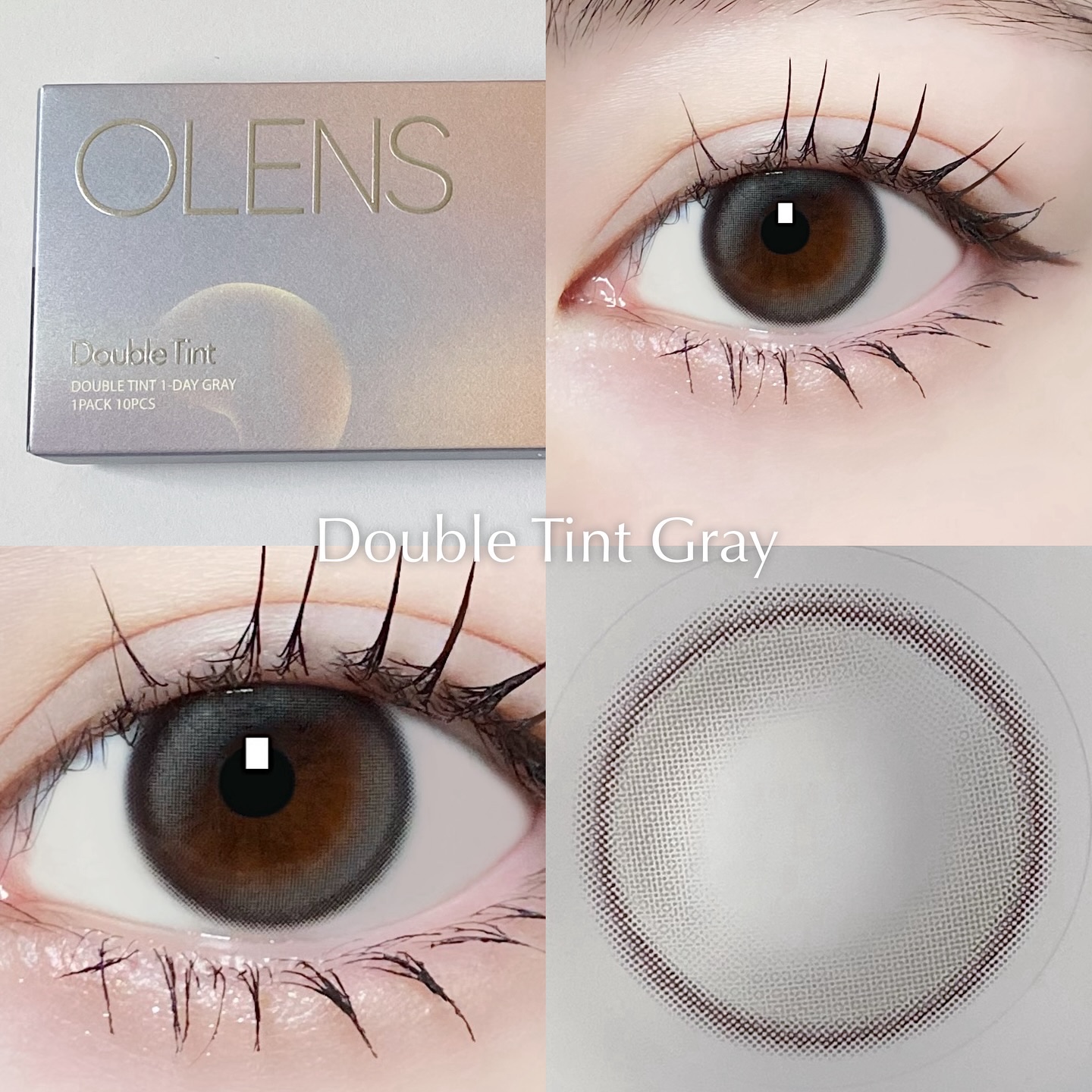 Double Tint 1day/OLENS/カラーコンタクトレンズを使ったクチコミ（3枚目）