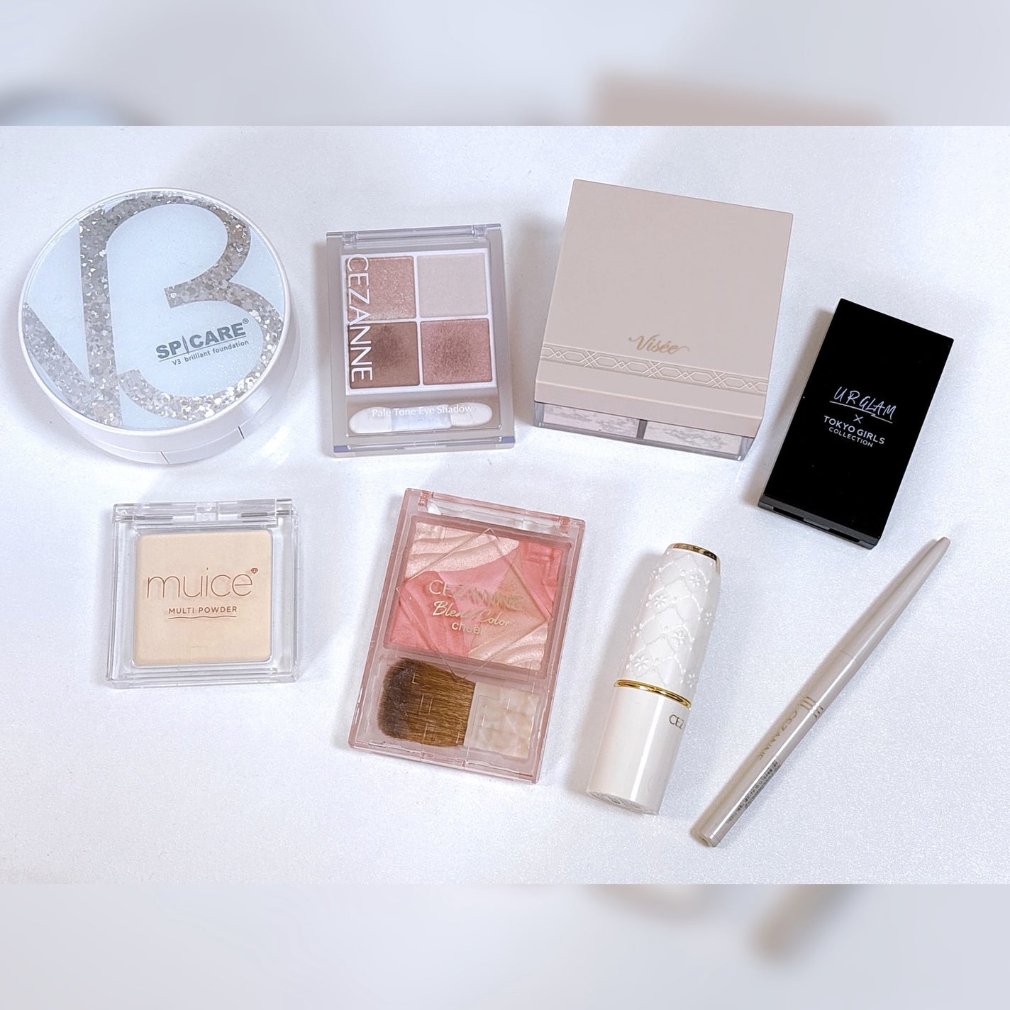 にこちゃんᙏ̤̫⑅* on LIPS 「今日のメイク👀💄💖CEZANNEのペールトーンアイシャドウとブ..」(2枚目)