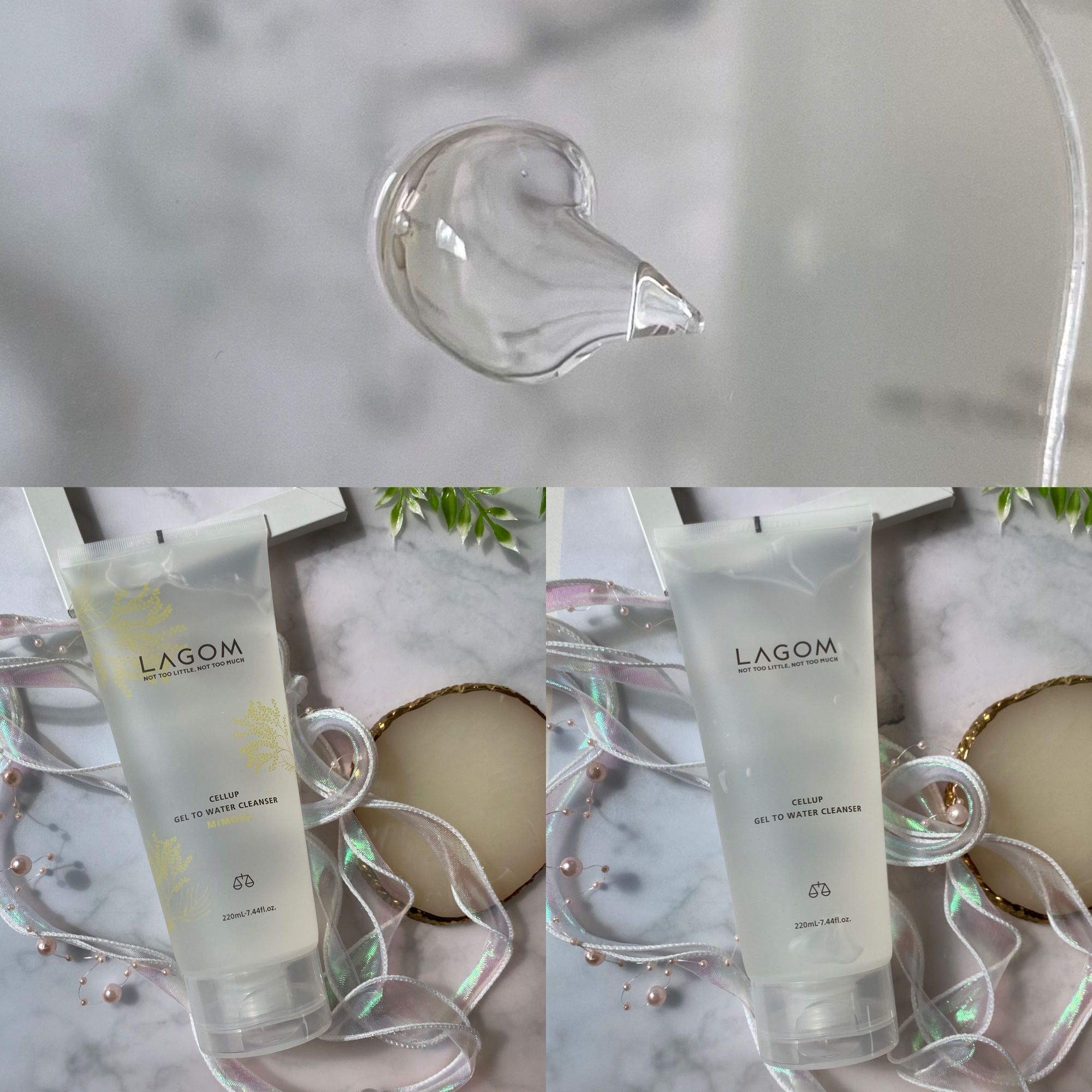 ジェルトゥウォーター クレンザー（KI）（朝洗顔料）/LAGOM /その他洗顔料を使ったクチコミ（3枚目）