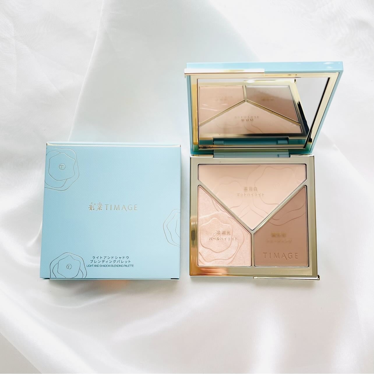 ハイライトシェーディングパレット/TIMAGE/パウダーハイライトを使ったクチコミ(1枚目)