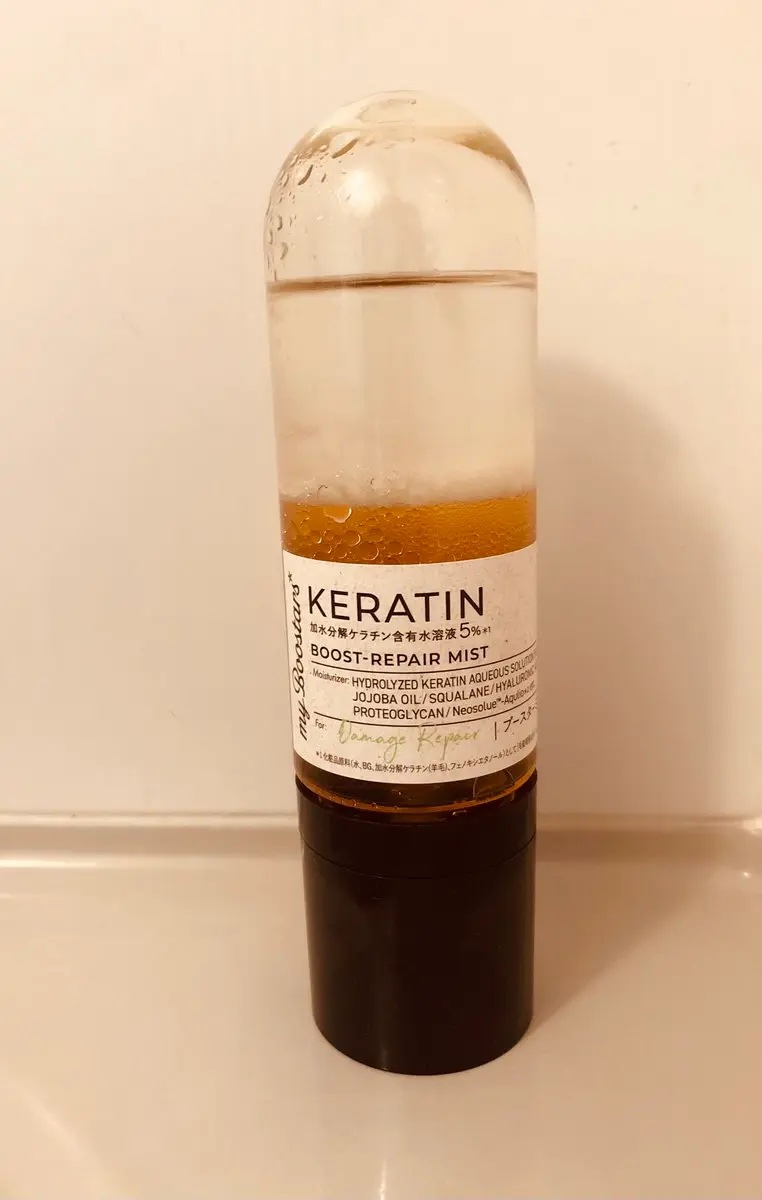 ケラチン ブースター ミスト [ダメージリペア] シトラスサボンの香り/マイブースターズ/アウトバストリートメントを使ったクチコミ（1枚目）