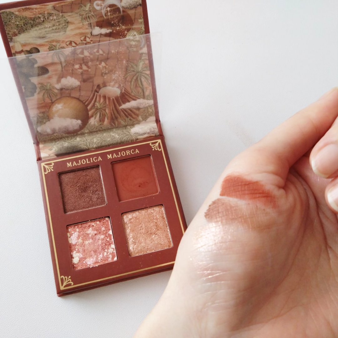 シャドーフラッシュ  RD352 ブリックブラウン（雲間のバランス）/MAJOLICA MAJORCA/アイシャドウパレットを使ったクチコミ（1枚目）