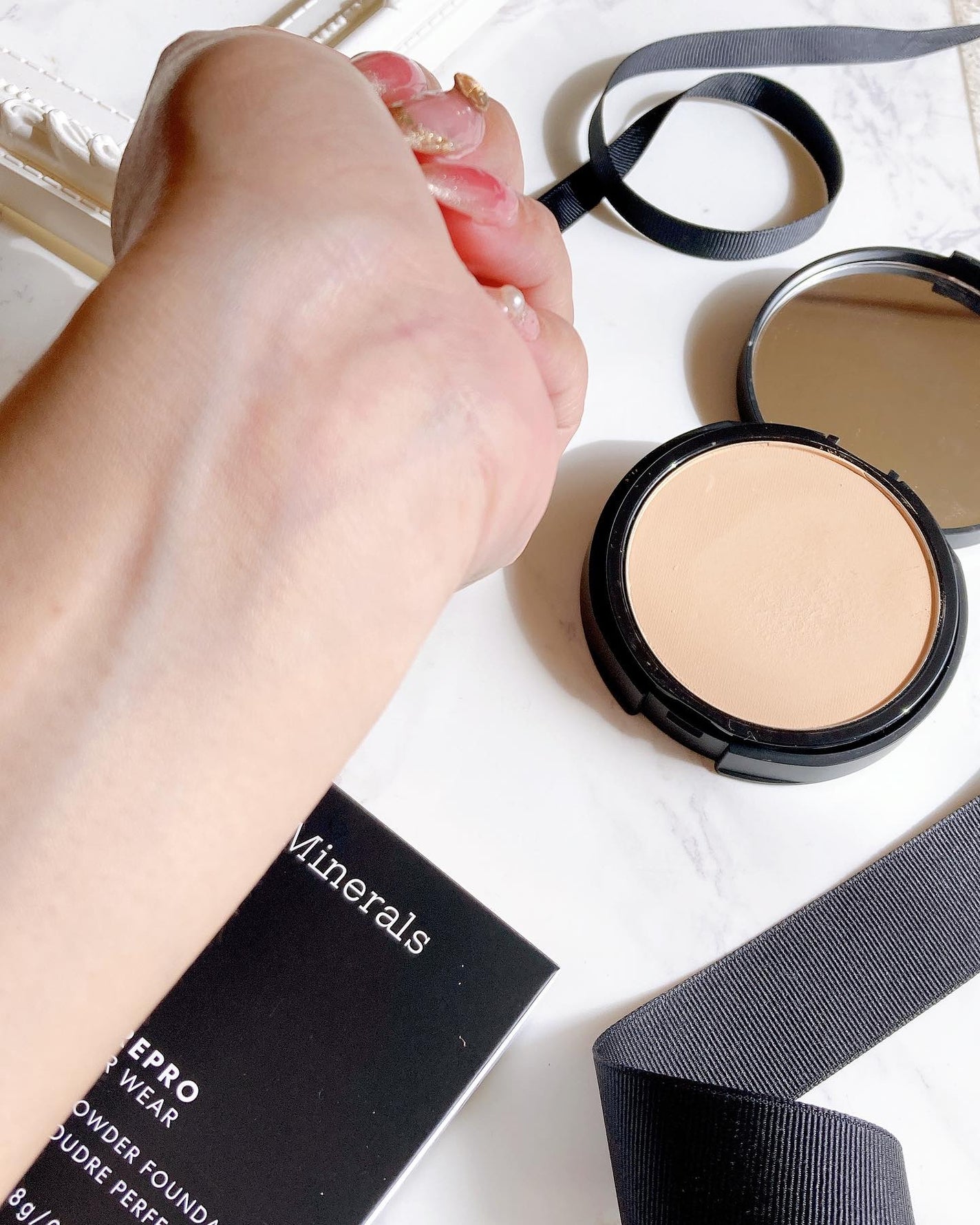 ベアプロ 24HR パウダー ファンデーション/bareMinerals/パウダーファンデーションを使ったクチコミ(5枚目)