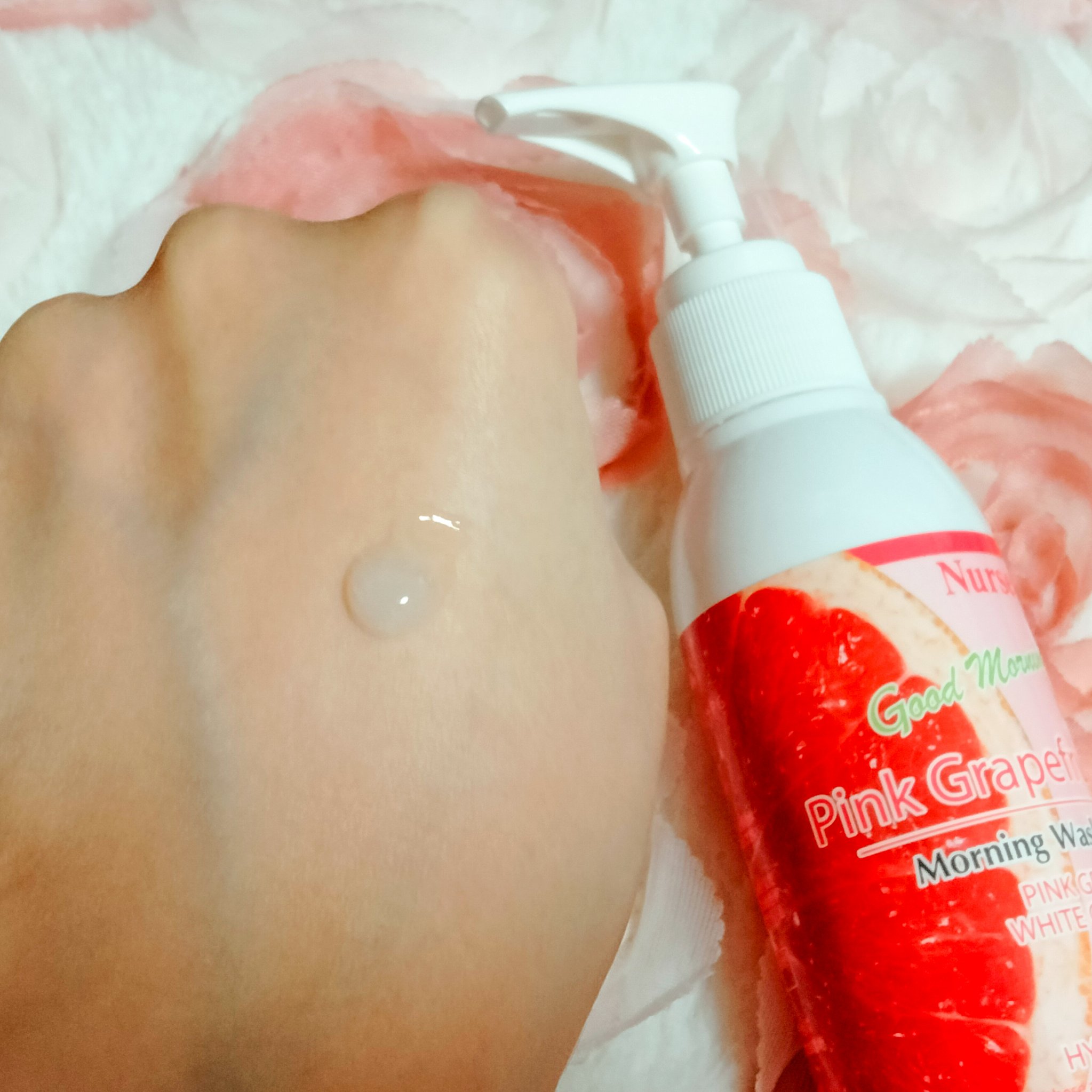 モーニングウォッシュジェリー ピンクグレープフルーツ/Nursery(ナーセリー)/その他洗顔料を使ったクチコミ（2枚目）