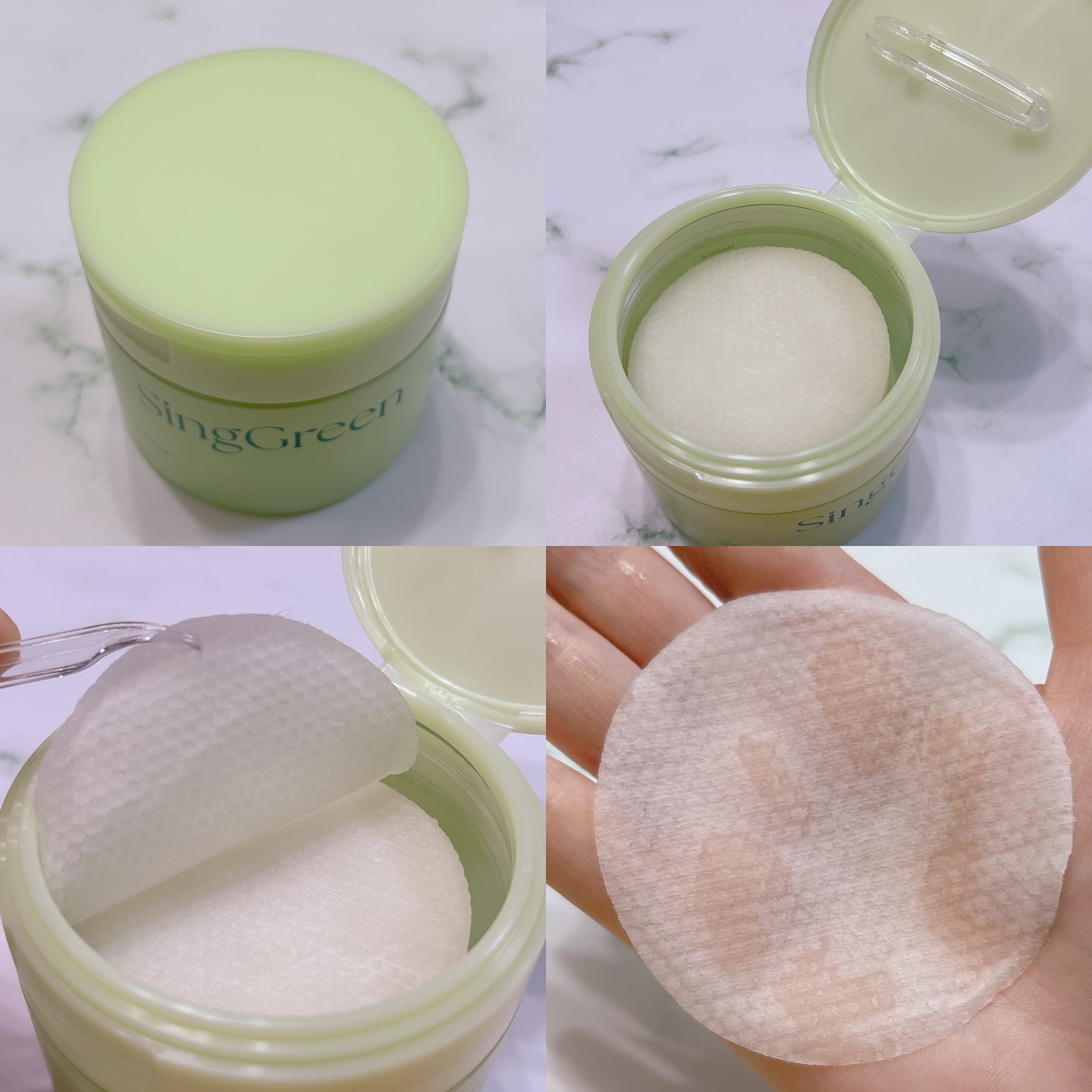 シンググリーンピュアポア クレンジングフォーム/Moonseal/クレンジングクリームを使ったクチコミ（3枚目）