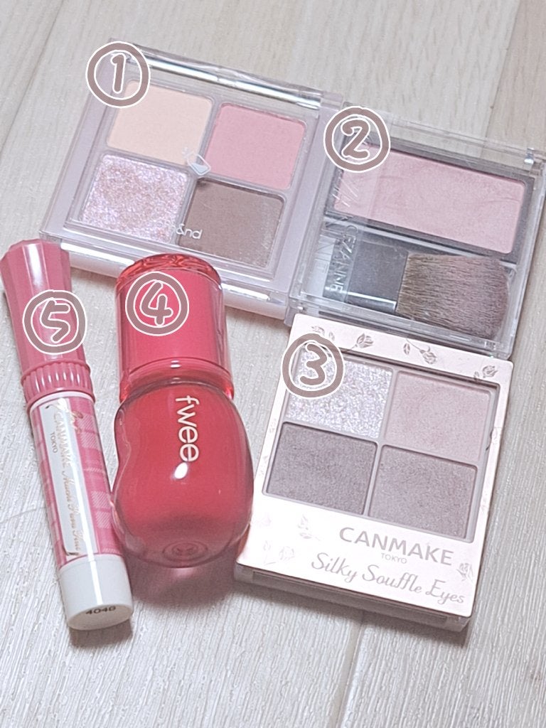 ベターザンアイズ ミルクシリーズ/rom&nd/アイシャドウパレットを使ったクチコミ(2枚目)