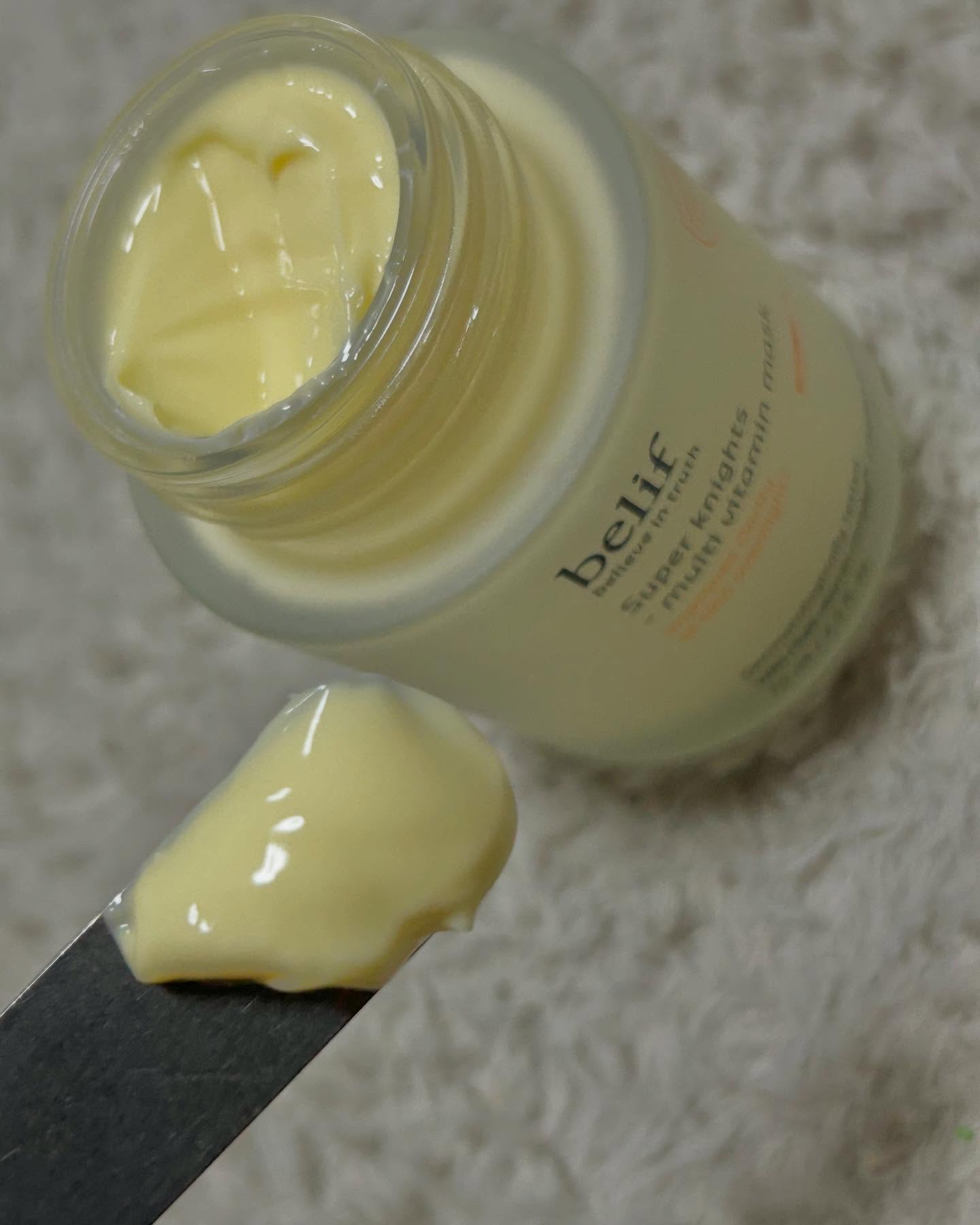 スーパーナイツ ビタミンマスク/belif/フェイスクリームを使ったクチコミ（2枚目）