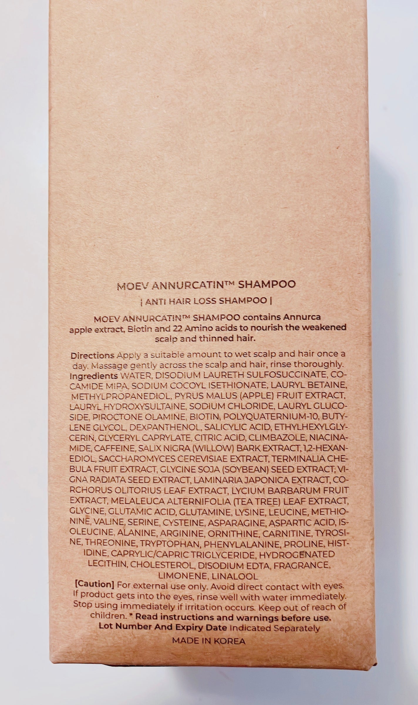 モエブ アヌカチン シャンプー/トリートメント/moev/市販シャンプーを使ったクチコミ(4枚目)