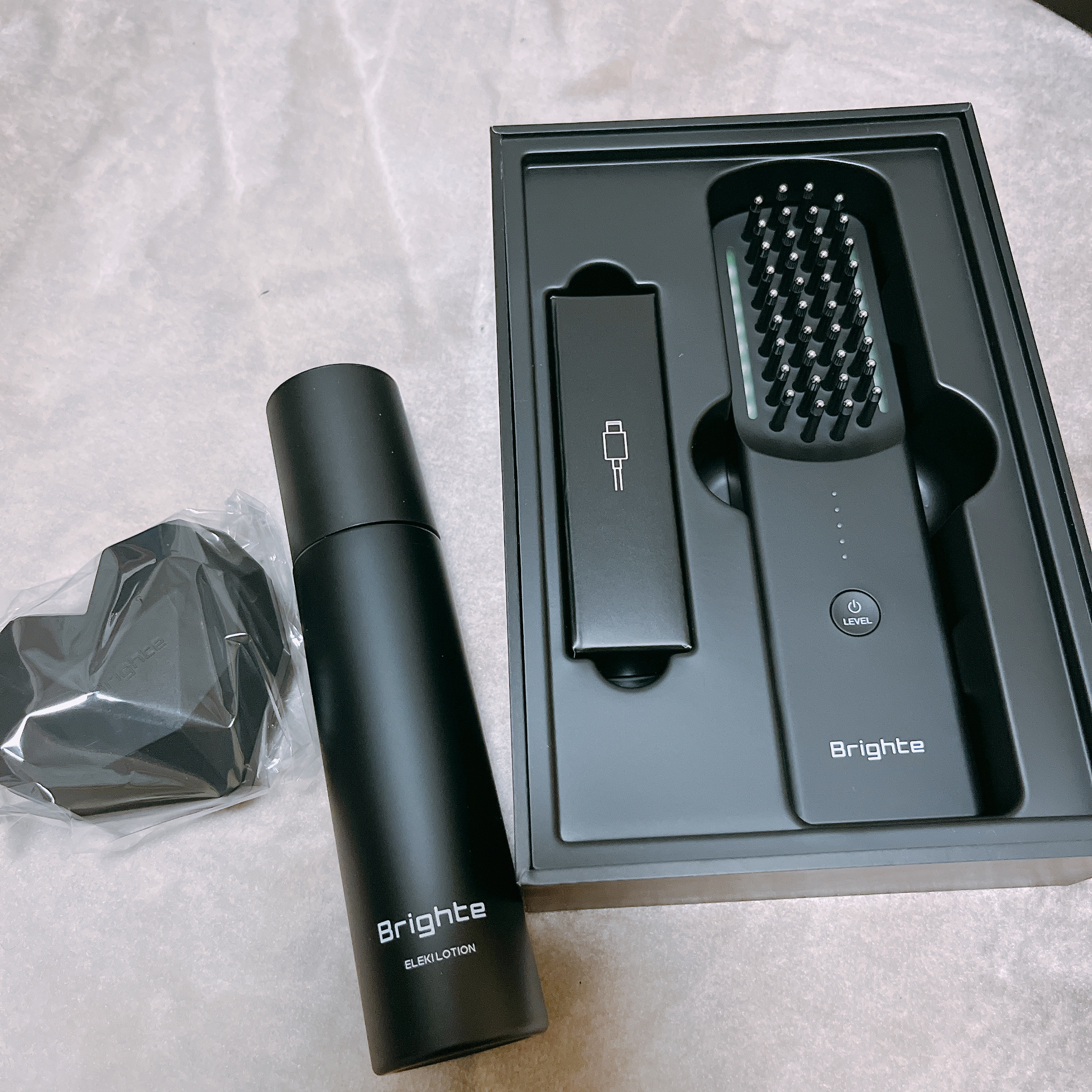 エレキブラシ/Brighte/美顔器・マッサージを使ったクチコミ（3枚目）