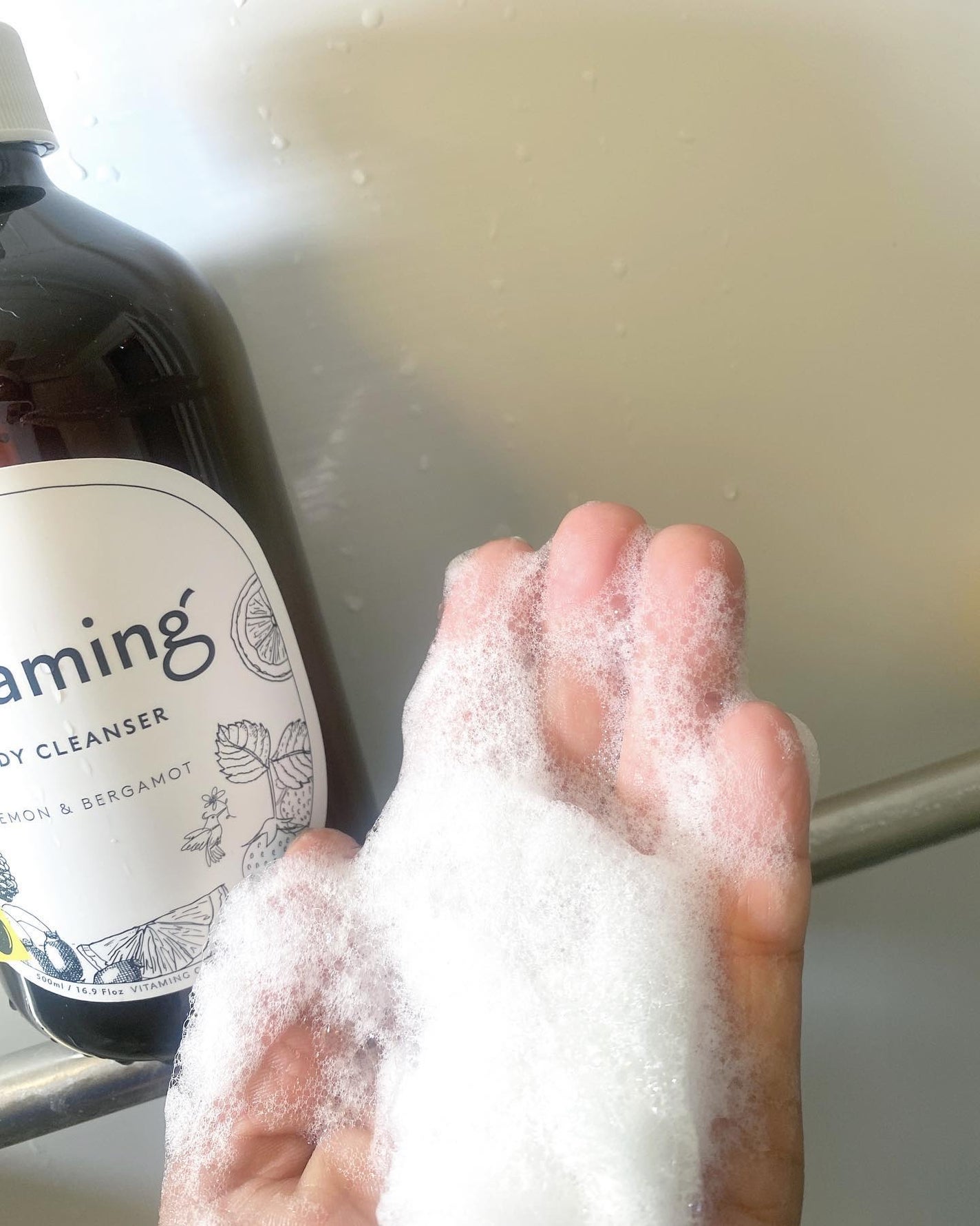 ちなさん on LIPS 「Vitaming(バイタミング)ボディーソープ500ml900..」(4枚目)