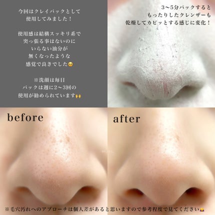 グリーントマトクレイマスククレンザー/FULLY/洗い流すパック・マスクを使ったクチコミ(6枚目)