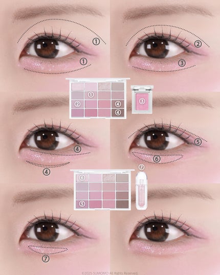 SUMOMO on LIPS 「ペールトーンの春色メイクで透明感UP🌸メイクレシピは@smm_..」(3枚目)