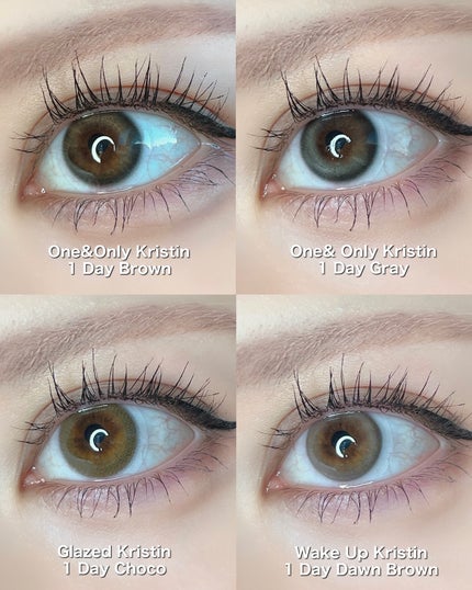 Glazed Krirtin/Hapa kristin/カラーコンタクトレンズを使ったクチコミ(7枚目)