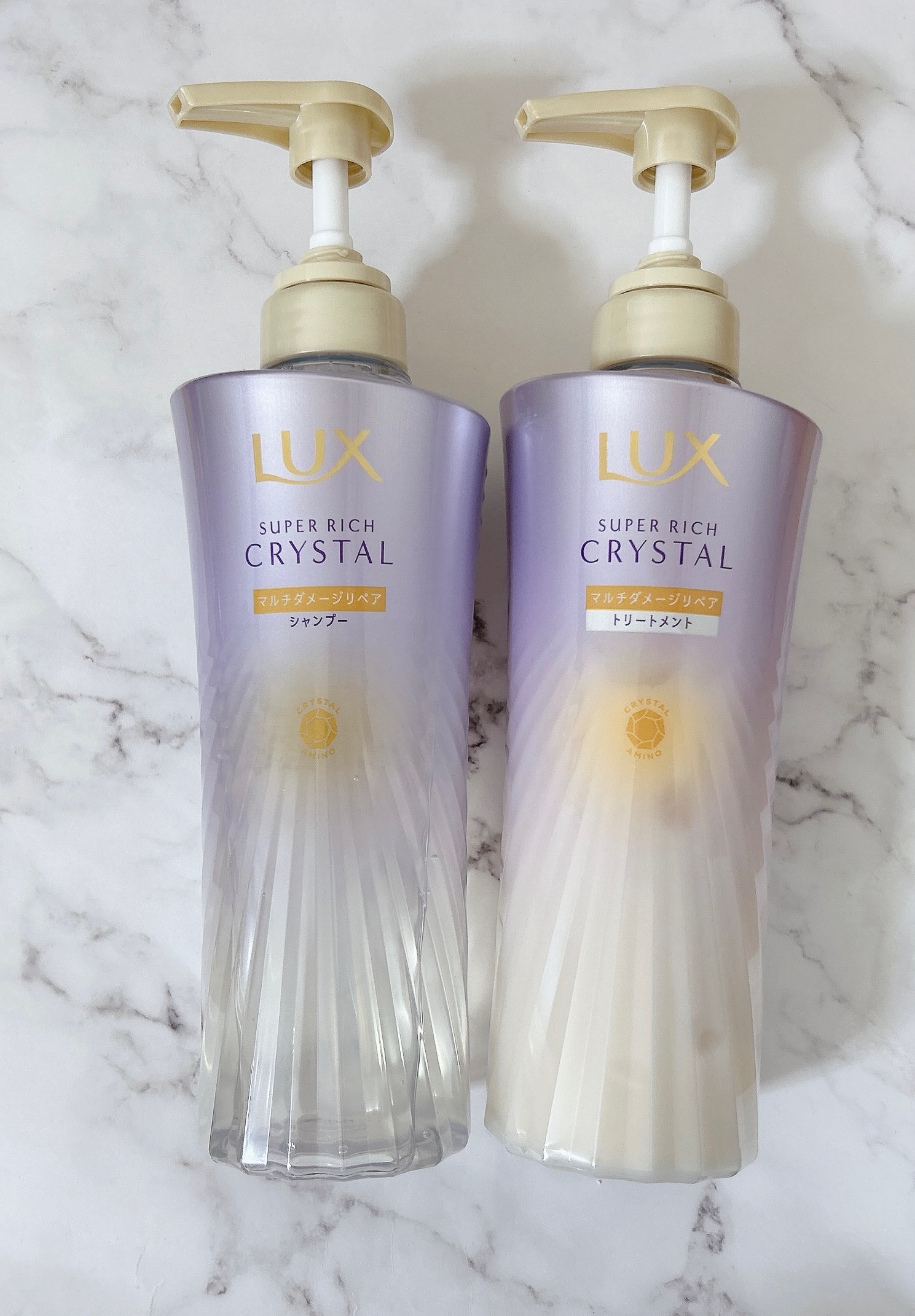 スーパーリッチクリスタル　マルチダメージリペア　シャンプー/トリートメント/LUX/市販シャンプーを使ったクチコミ（2枚目）