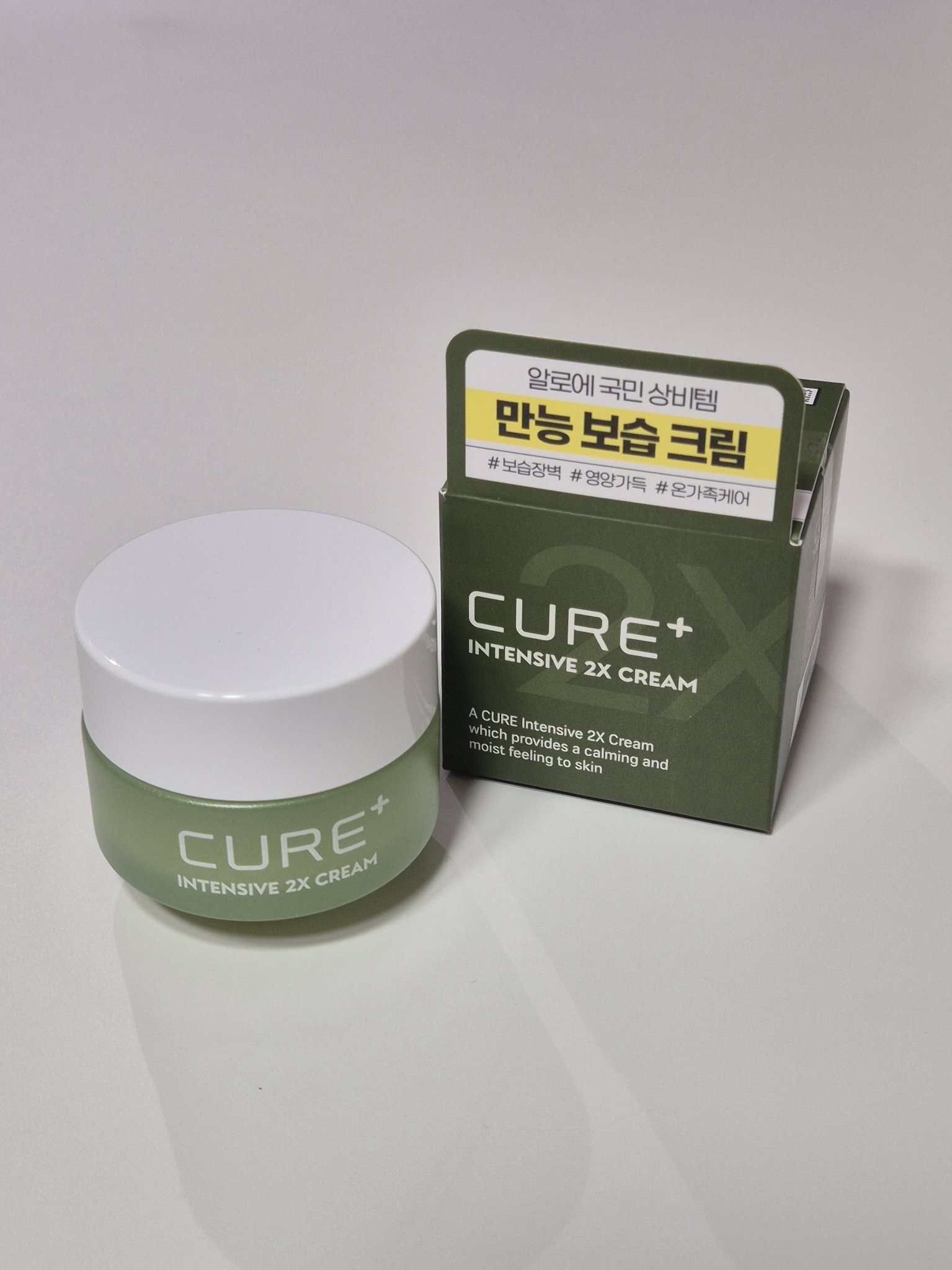 CURE insensitive 2x cream/KIM JEONG MOON Aloe/フェイスクリームを使ったクチコミ（1枚目）