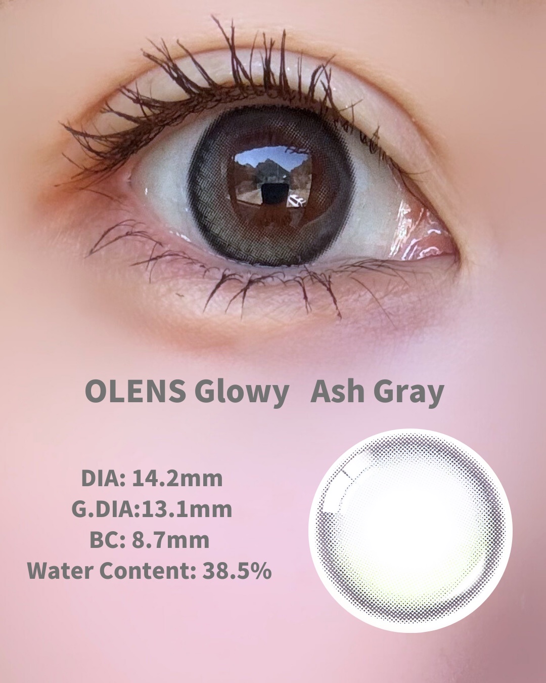 Glowy 1day/OLENS/ワンデー（１DAY）カラコンを使ったクチコミ（3枚目）