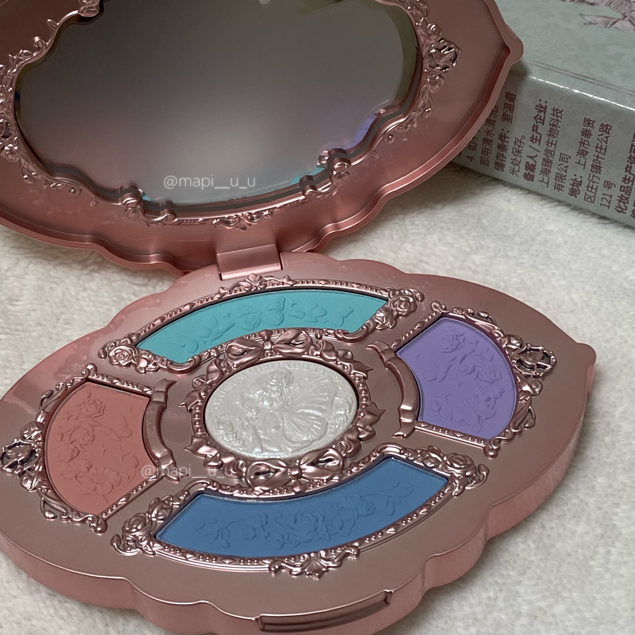 ミッドサマーフェアリーテイルズコレクション 5色アイシャドウパレット/FlowerKnows/アイシャドウパレットを使ったクチコミ（2枚目）