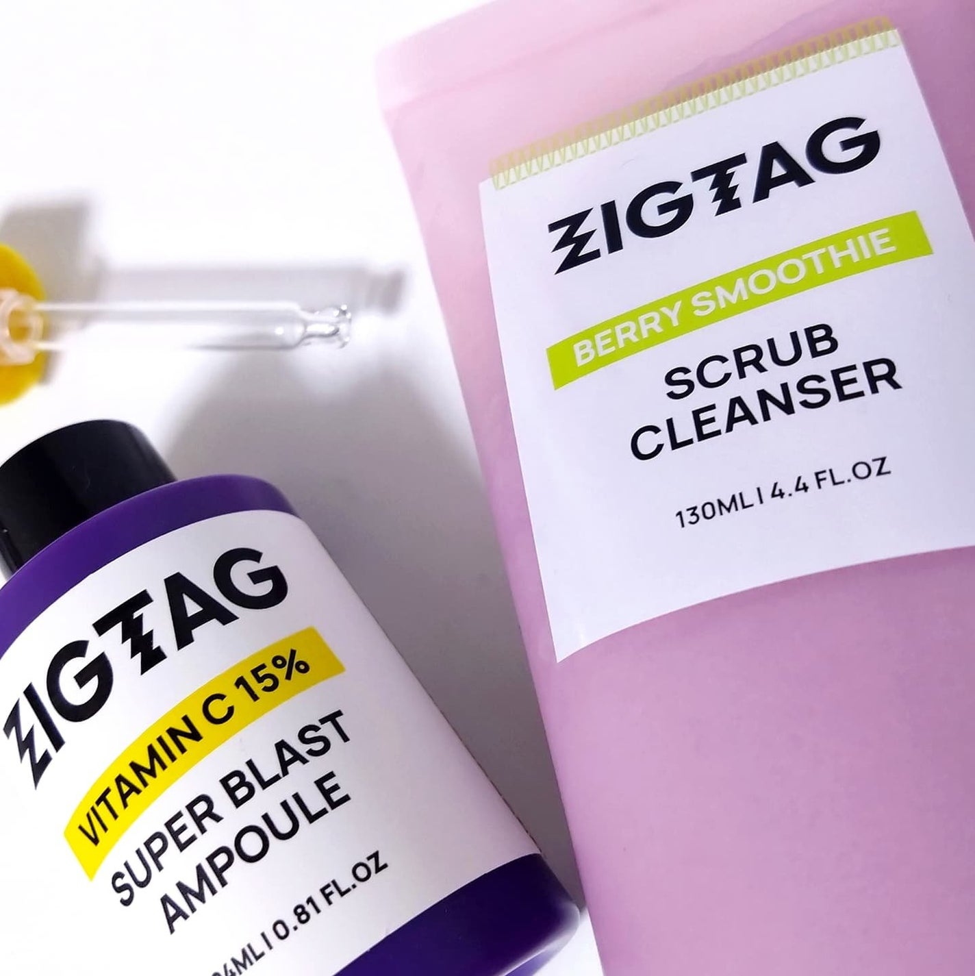 ビタミンC15%スーパーブラストアンプル/ZIGTAG/美容液を使ったクチコミ(1枚目)