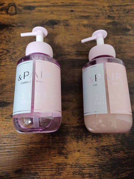 アンドペア コントロール リペア 2in1 シャンプー&ヘアトリートメント/&PAIR/市販シャンプーを使ったクチコミ(1枚目)