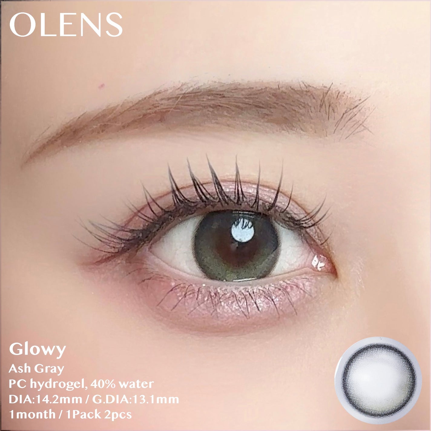 Double Tint 1day/OLENS/カラーコンタクトレンズを使ったクチコミ(3枚目)