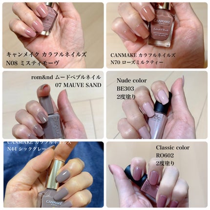 カラフルネイルズ/キャンメイク/マニキュアを使ったクチコミ(6枚目)
