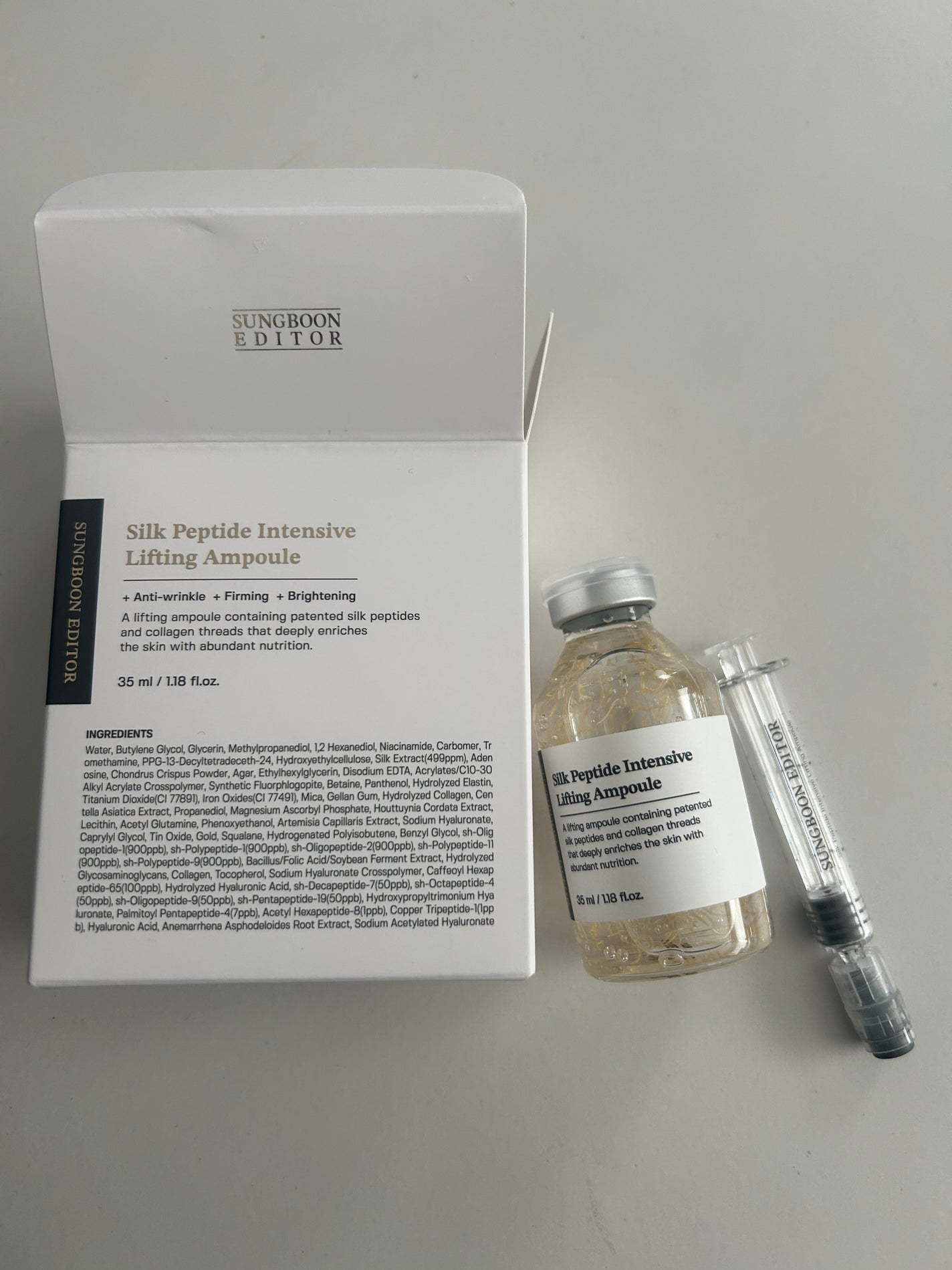 S on LIPS 「商品名:シルクペプチドインテンシブリフティングアンプル小じわを..」(1枚目)