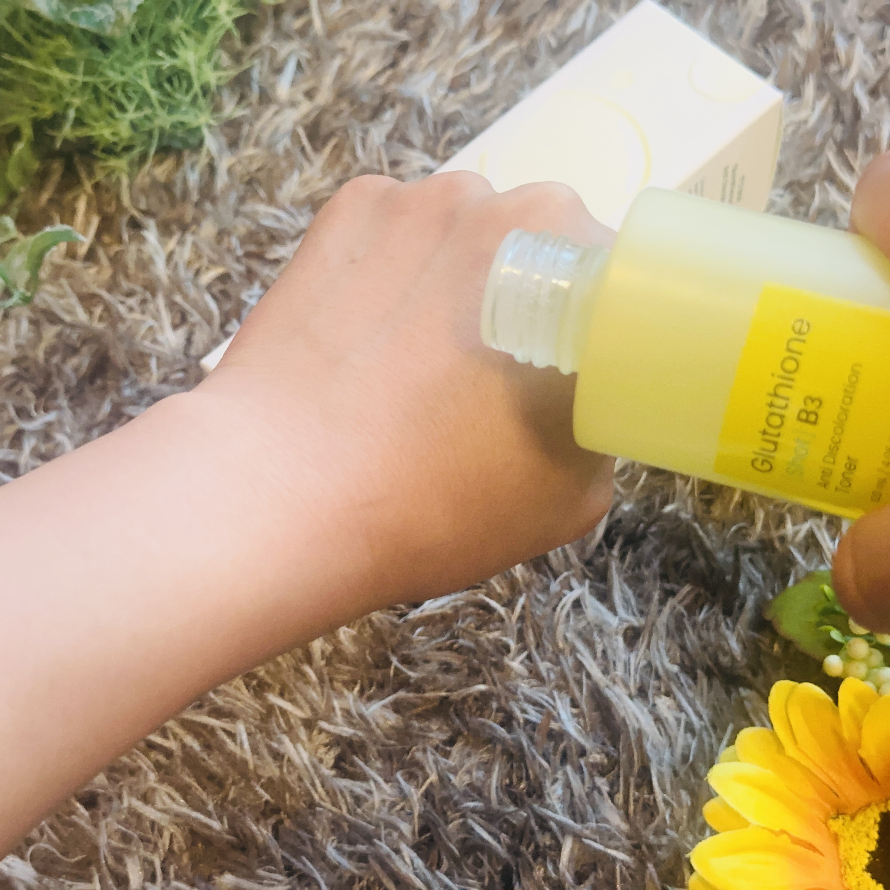 グルタチオンショットB3クリアトーントナー/It's skin/化粧水を使ったクチコミ（3枚目）