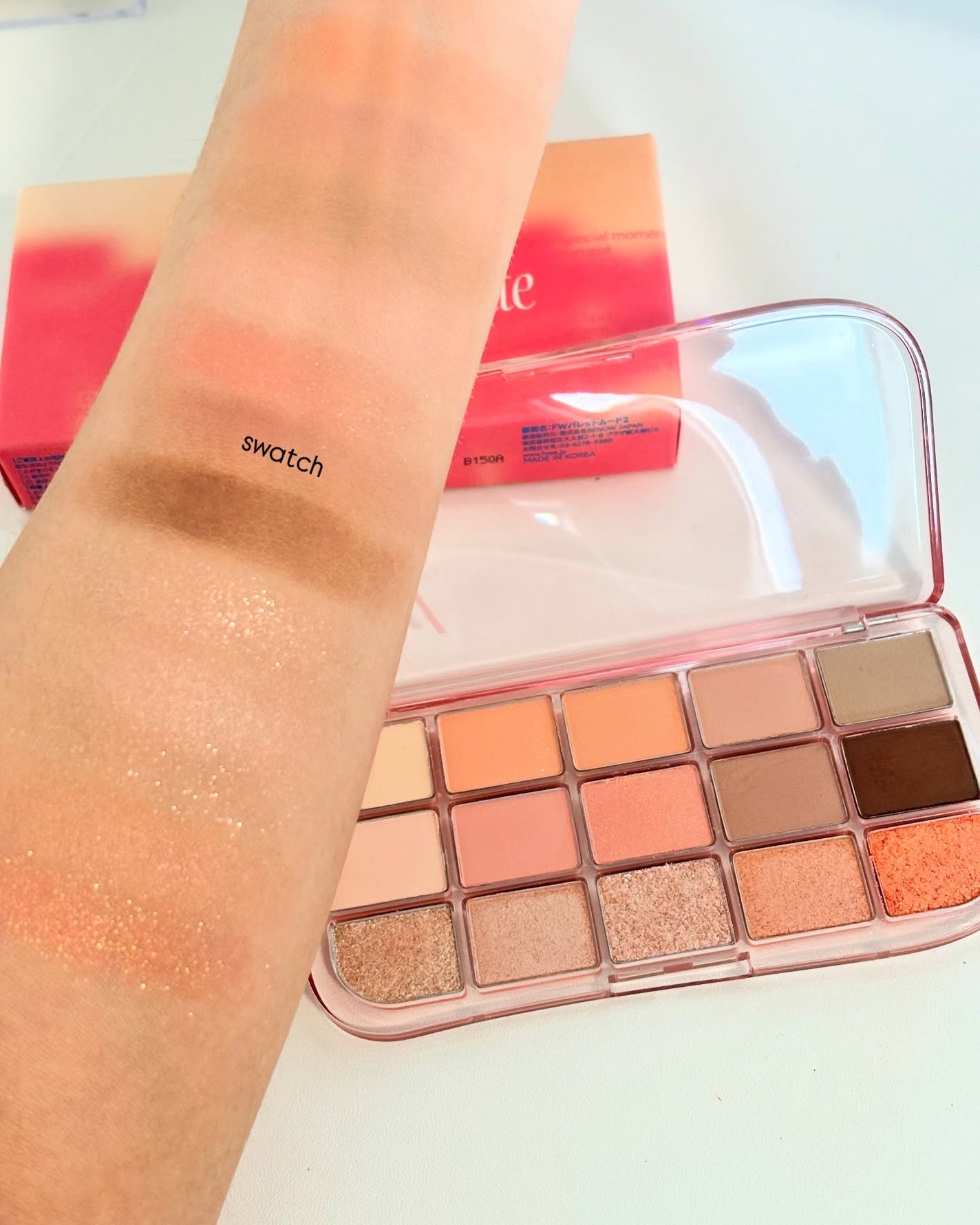 フィー モアムードアイパレット/fwee/アイシャドウパレットを使ったクチコミ(2枚目)