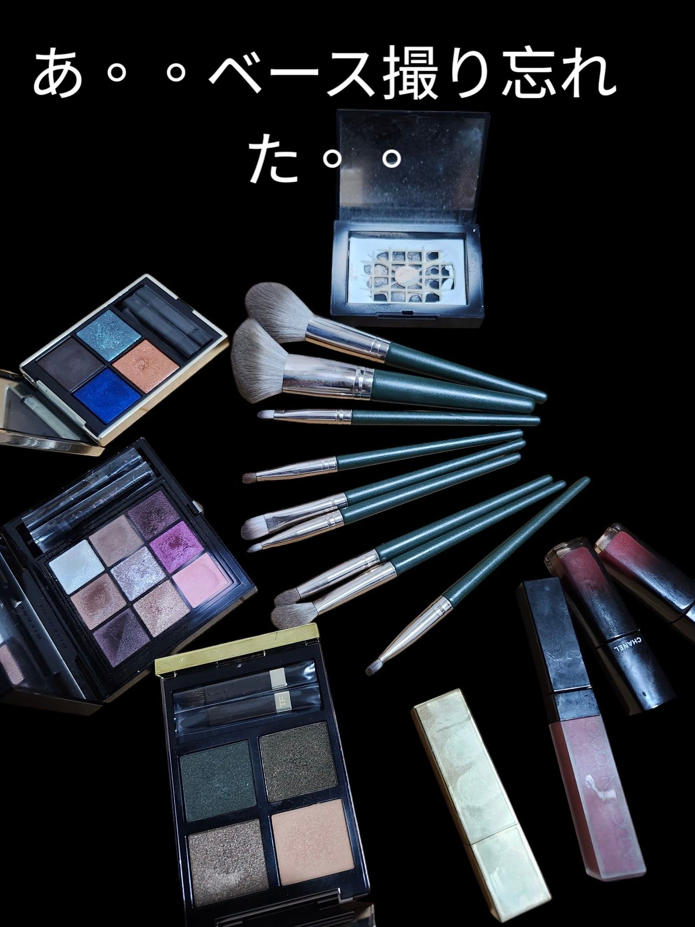 ROWNYEON 緑姫シリーズ メイクブラシ13本セット 化粧ポーチ付き/Rownyeon/メイクブラシを使ったクチコミ(7枚目)