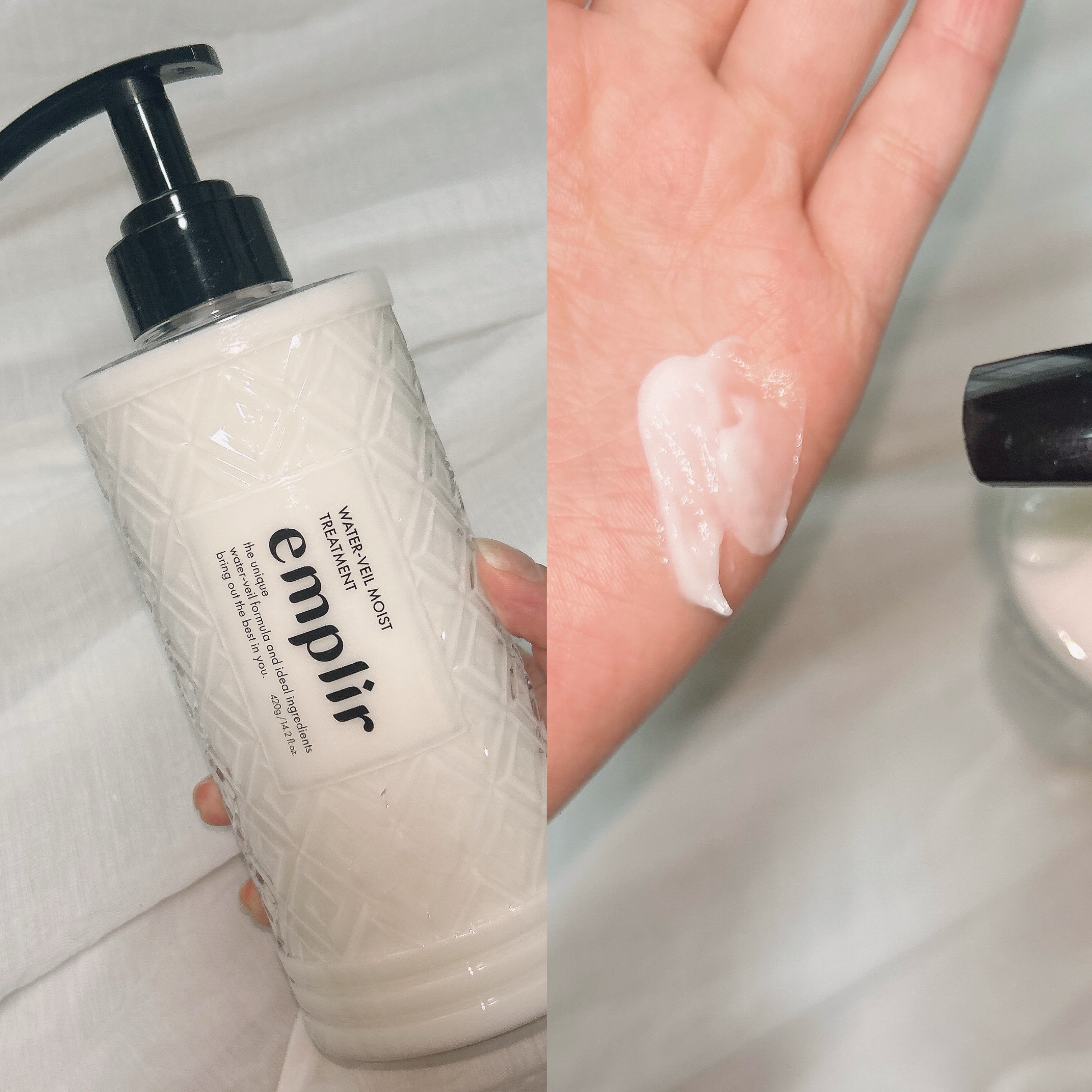 ウォーターベール　モイストシャンプー／トリートメント/emplir/市販シャンプーを使ったクチコミ（3枚目）