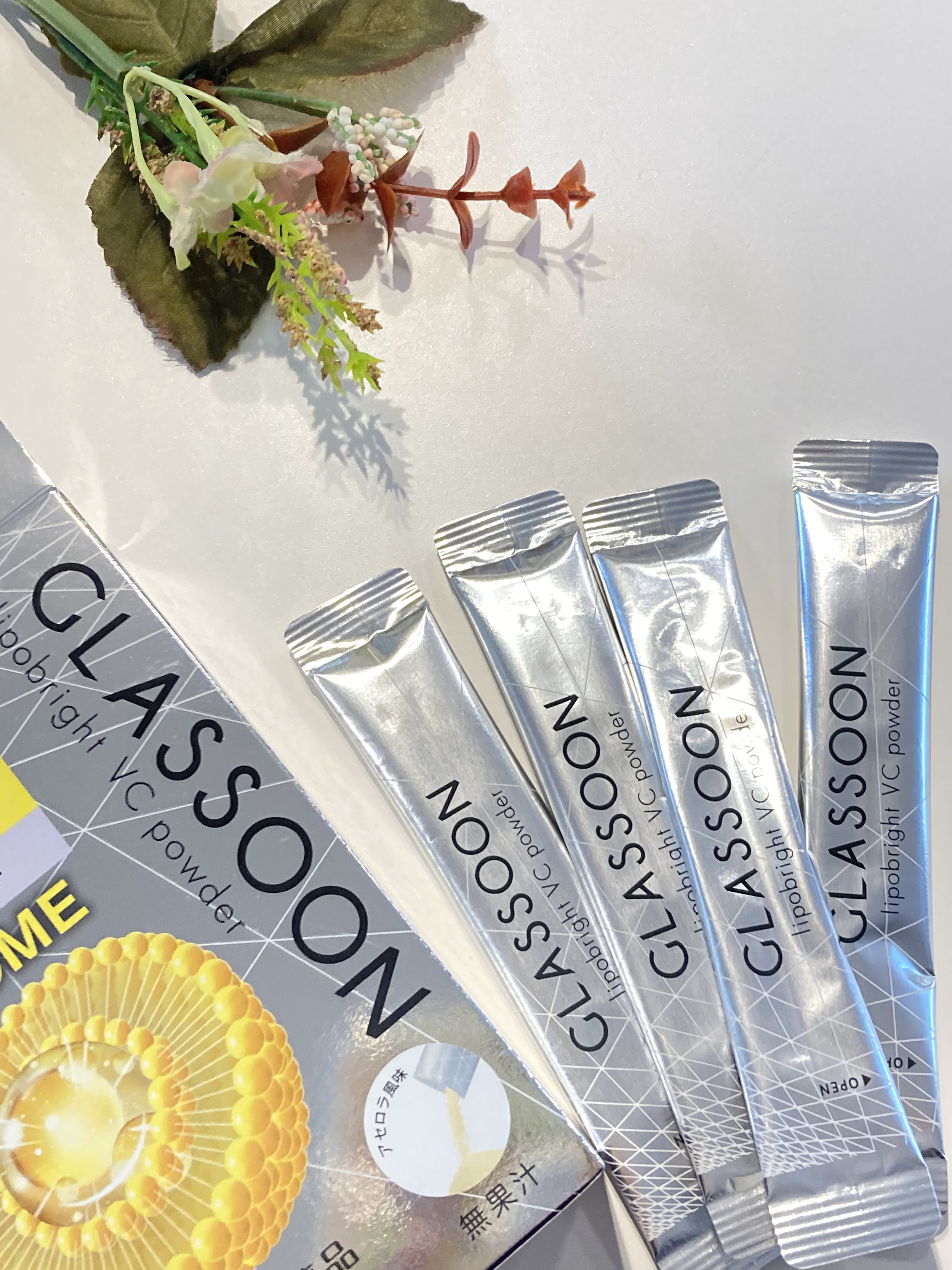グラスーン　リポブライト　ＶＣパウダー/GLASSOON/美容サプリメントを使ったクチコミ（2枚目）