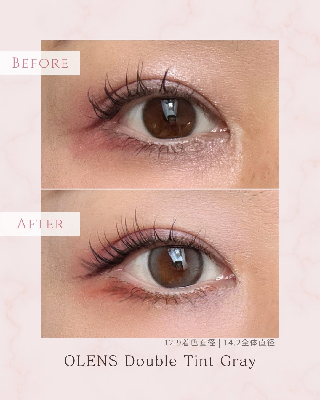 Double Tint 1day/OLENS/カラーコンタクトレンズを使ったクチコミ(2枚目)