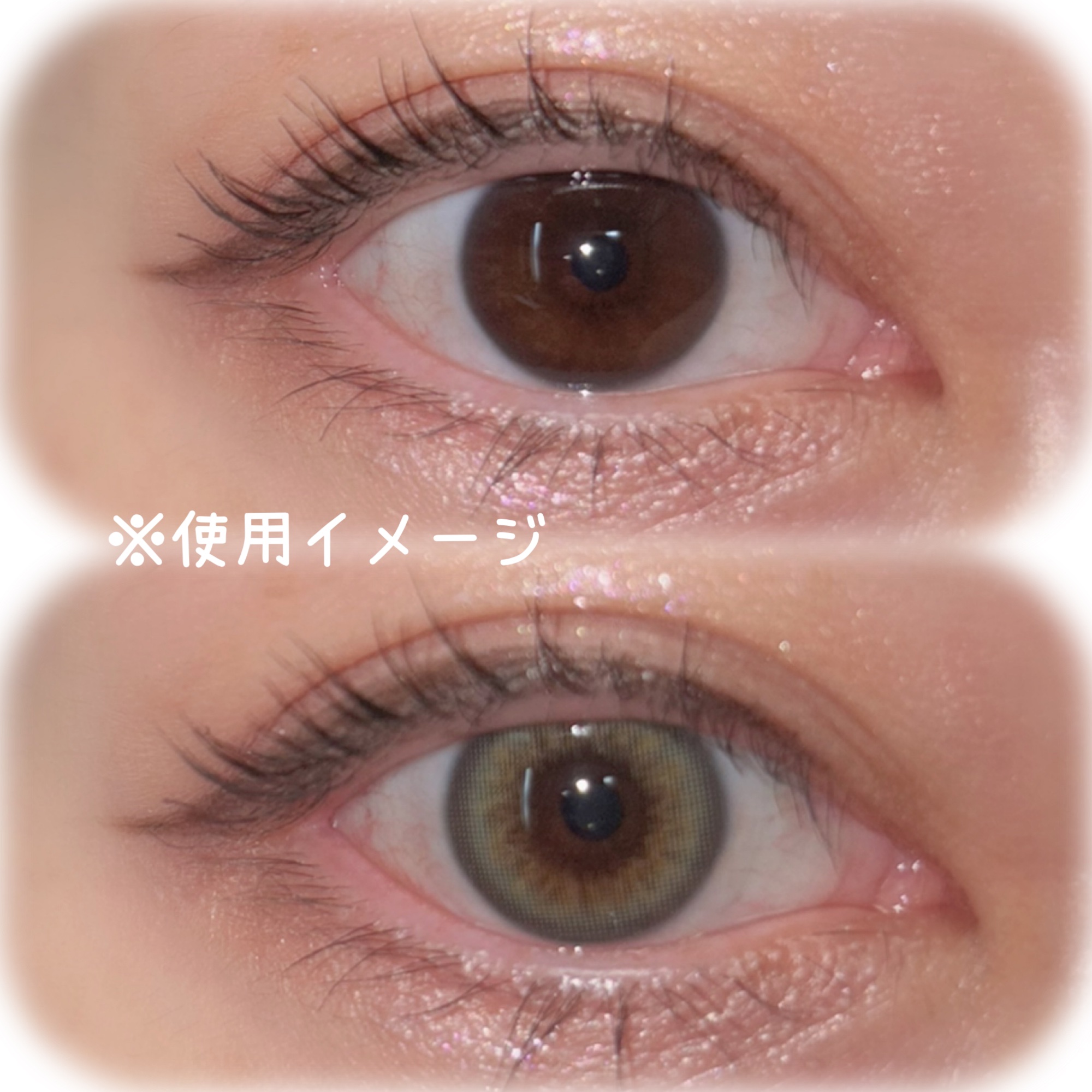 SCANDI 1day グレー /OLENS/カラーコンタクトレンズを使ったクチコミ（2枚目）